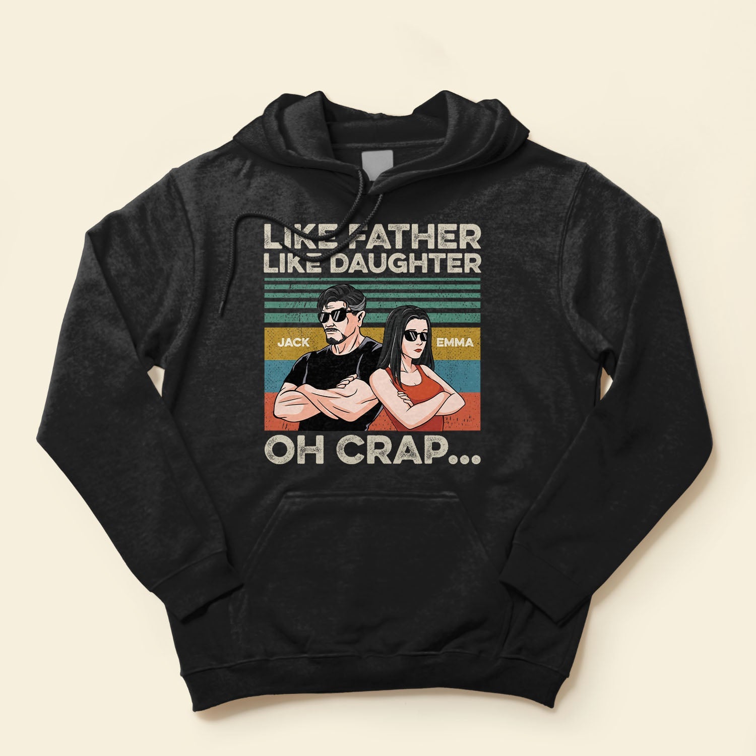 Like Father Like Daughter - Personalized Shirt