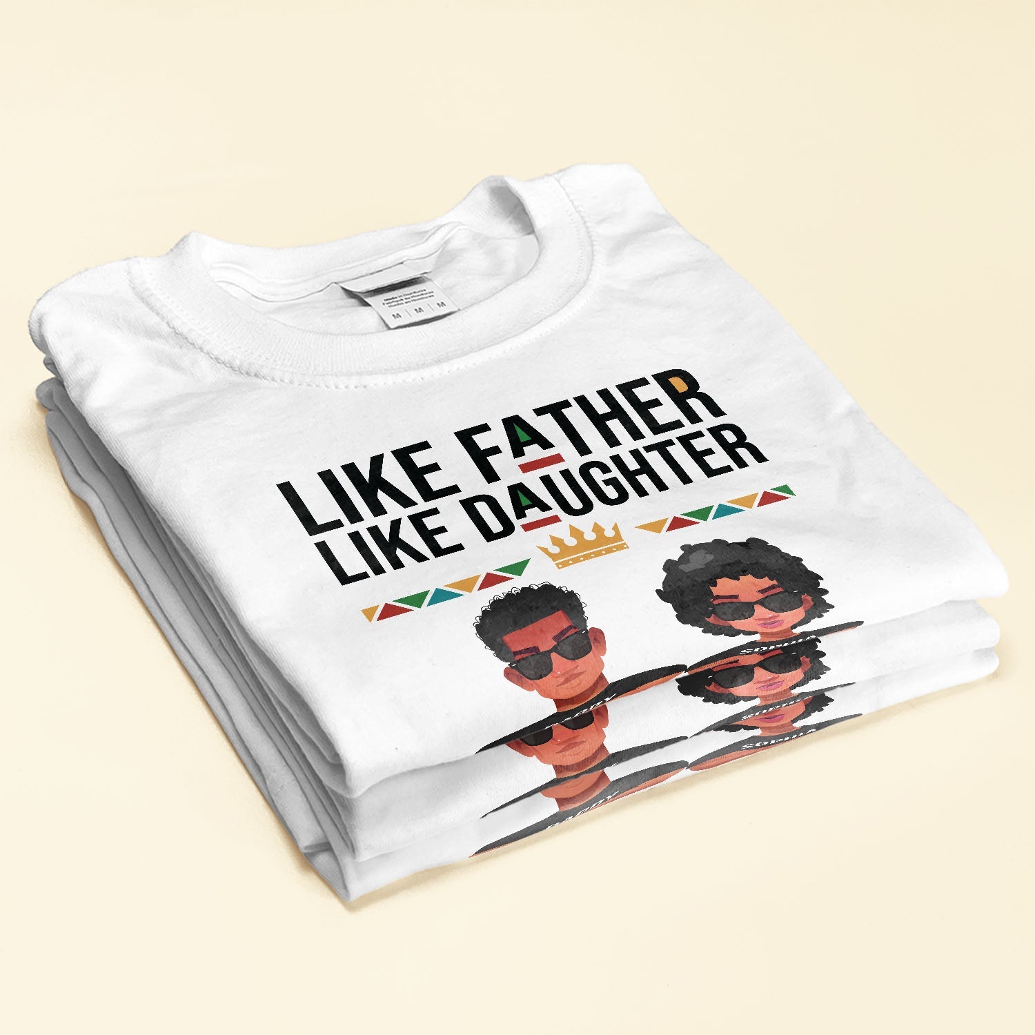 Like Father Like Daughter - Personalized Shirt