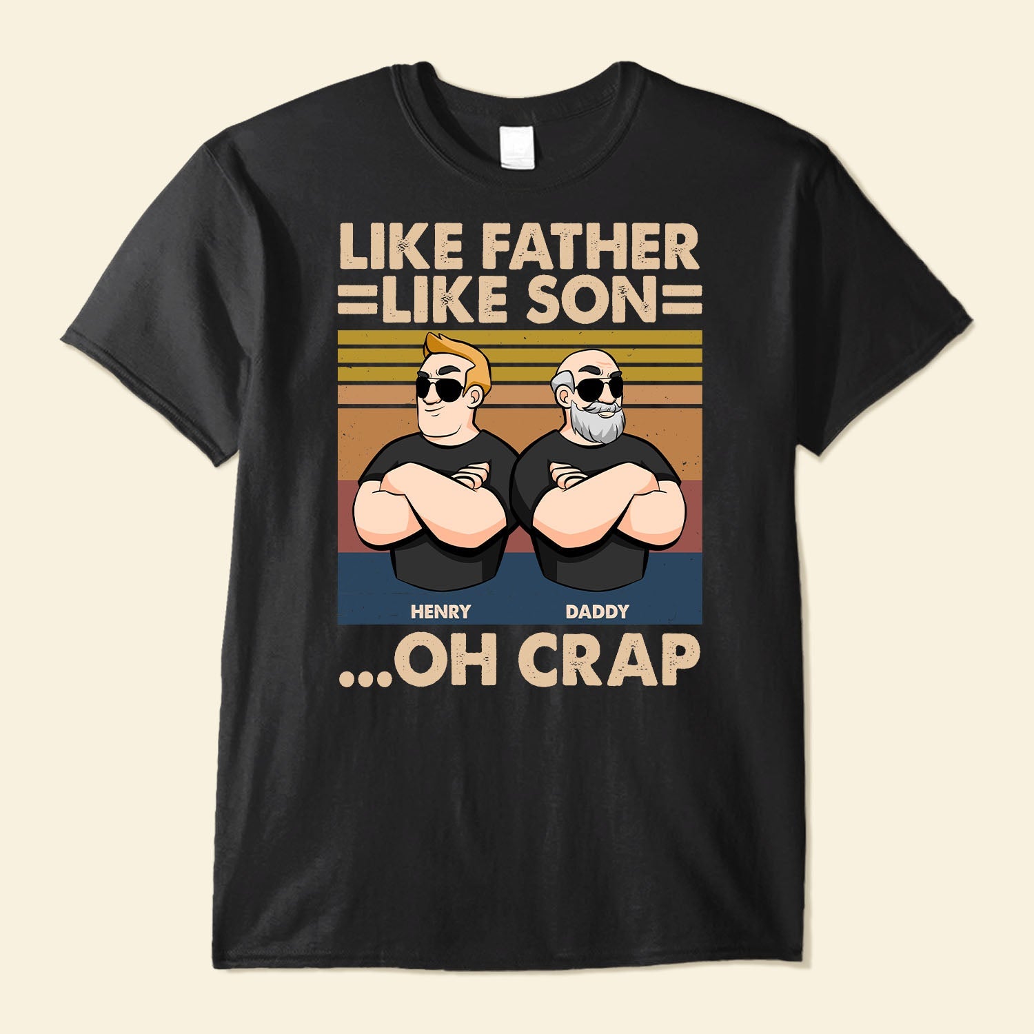 Like Father Like Son - Father & Sons - Personalized Shirt