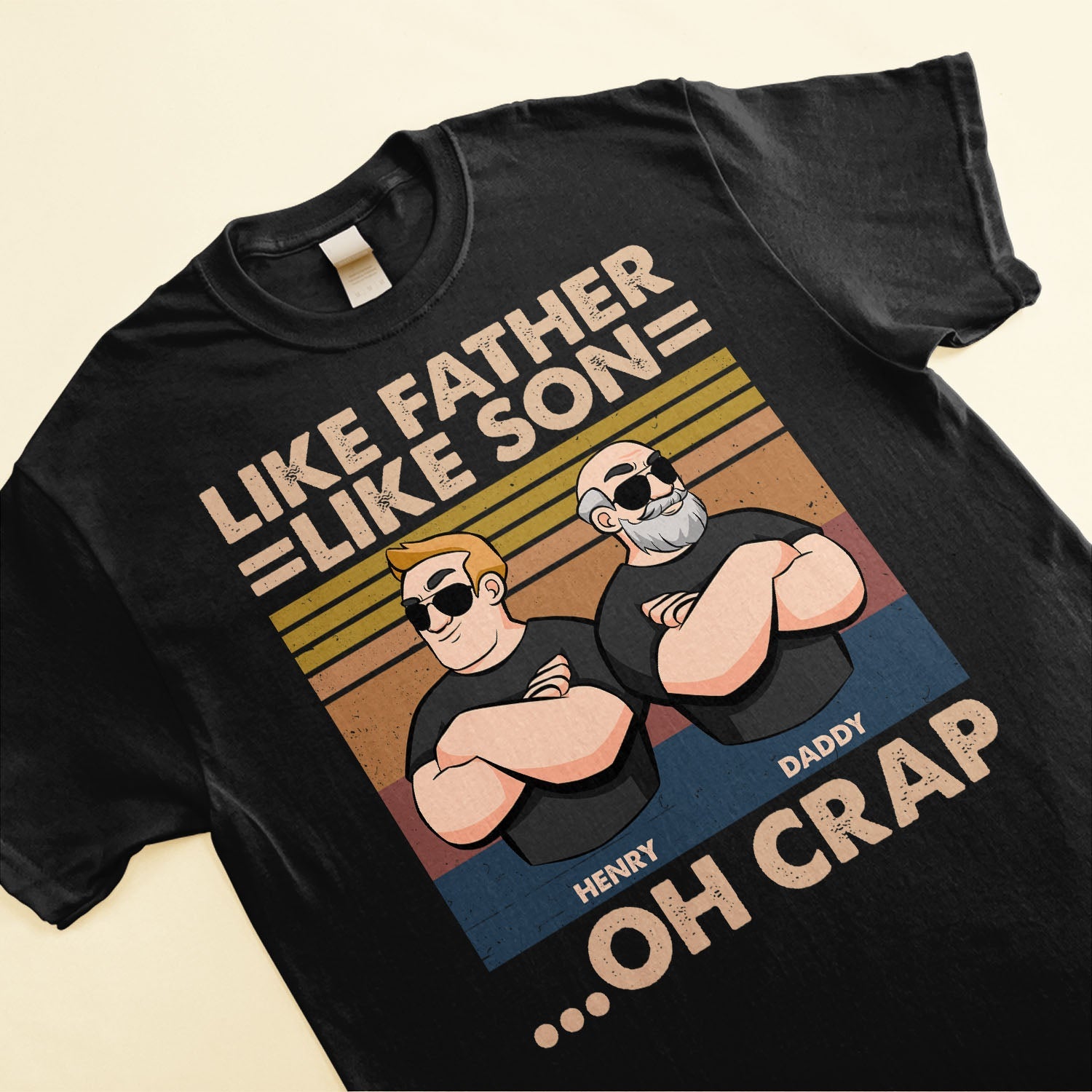 Like Father Like Son - Father & Sons - Personalized Shirt