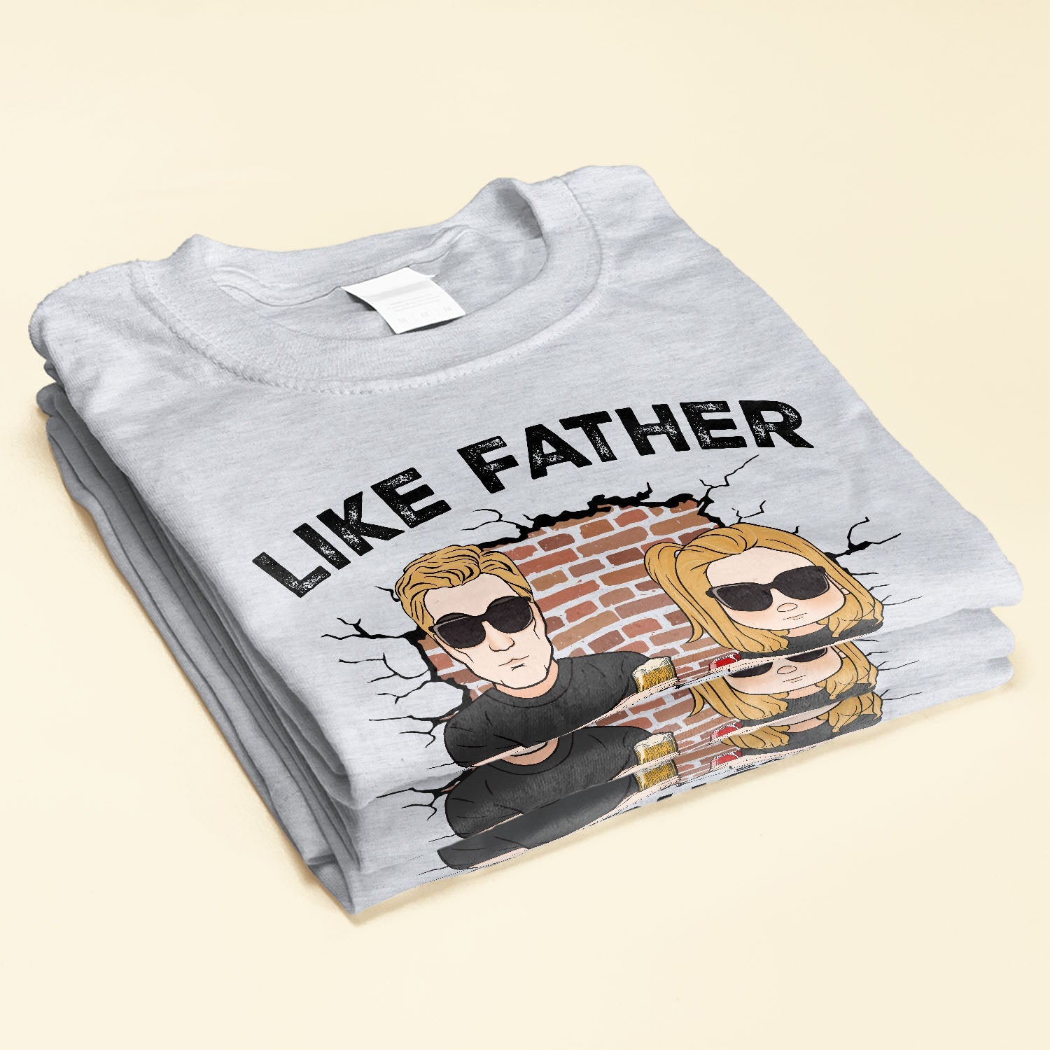 Like Father, Like Daughter ...Oh Crap - Personalized Shirt