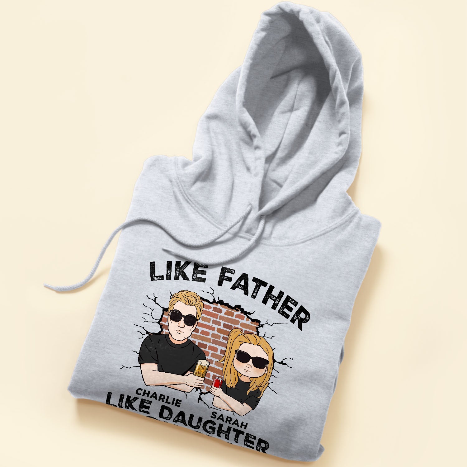 Like Father, Like Daughter ...Oh Crap - Personalized Shirt