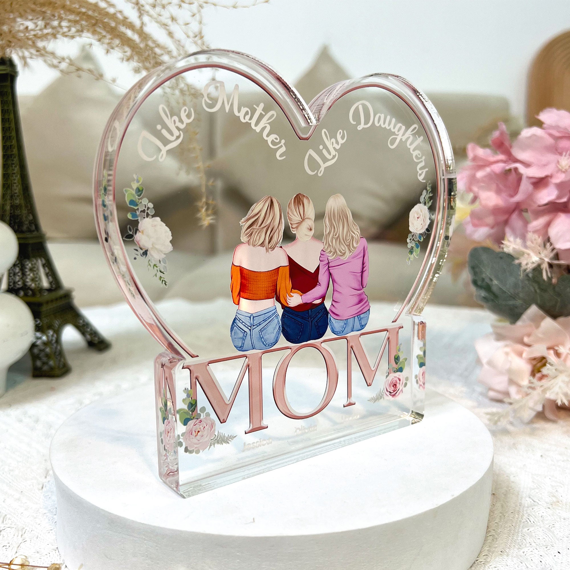 Like Mother Like Daughters Mother's Day Gift - Personalized Acrylic Plaque