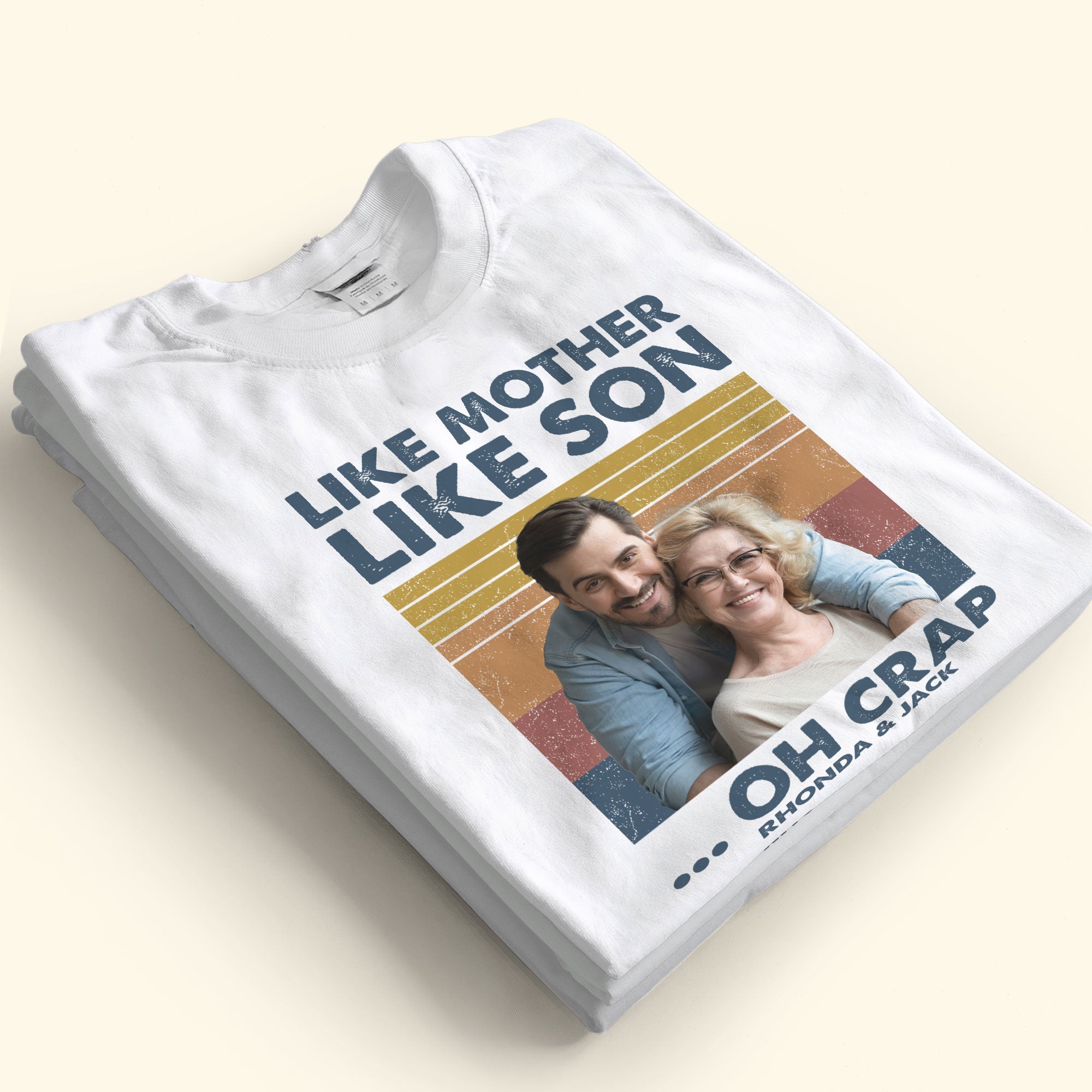 Like Mother Like Son - Personalized Photo Shirt