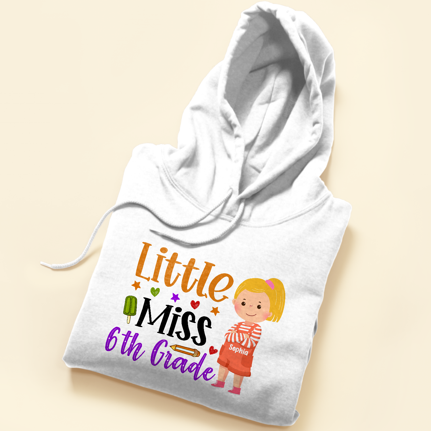 Little Miss/Mister School - Personalized Shirt - Back To SchoolGift For Student Kids, Son, Daughter