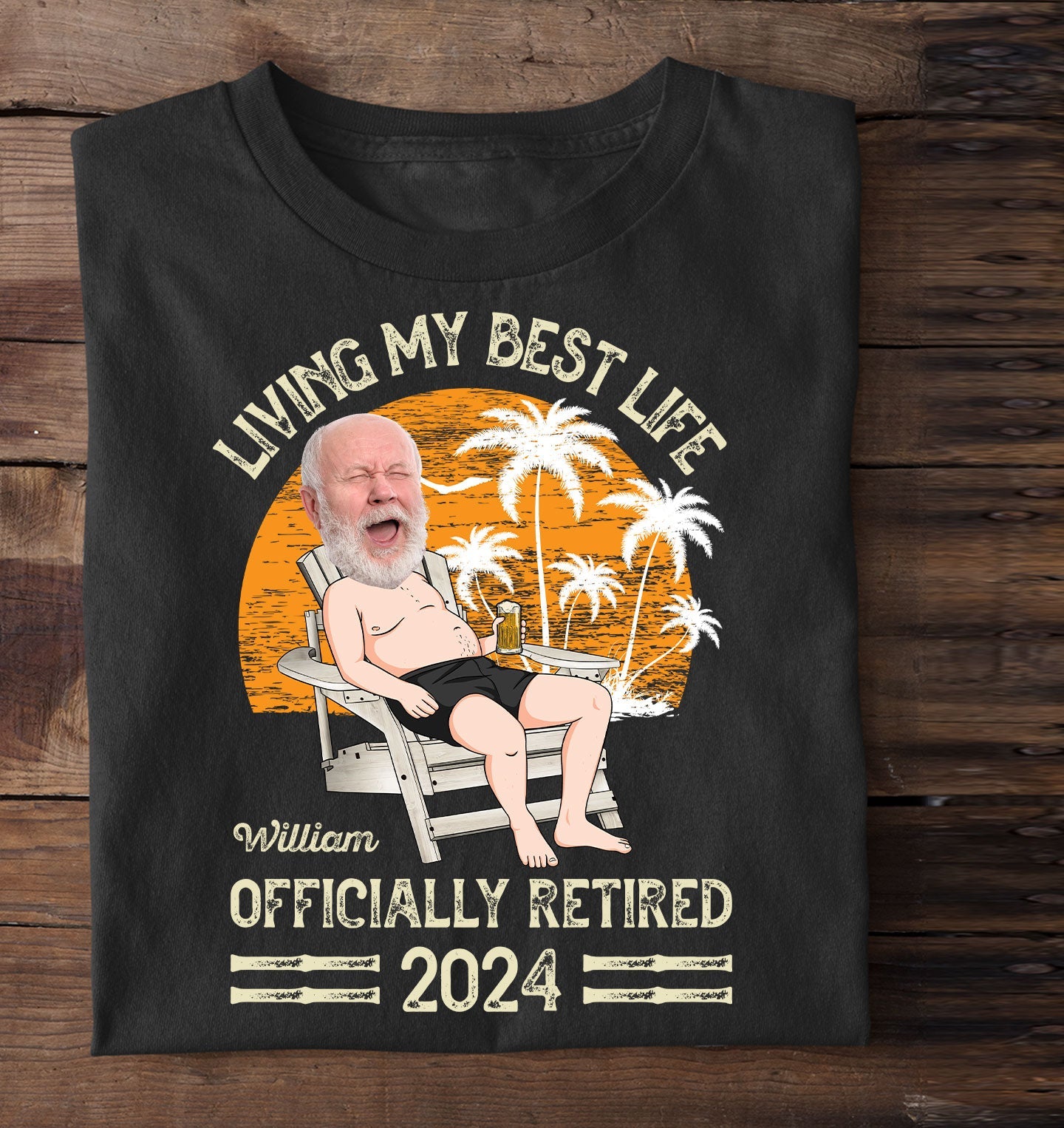 Living My Best Life - Personalized Photo Shirt