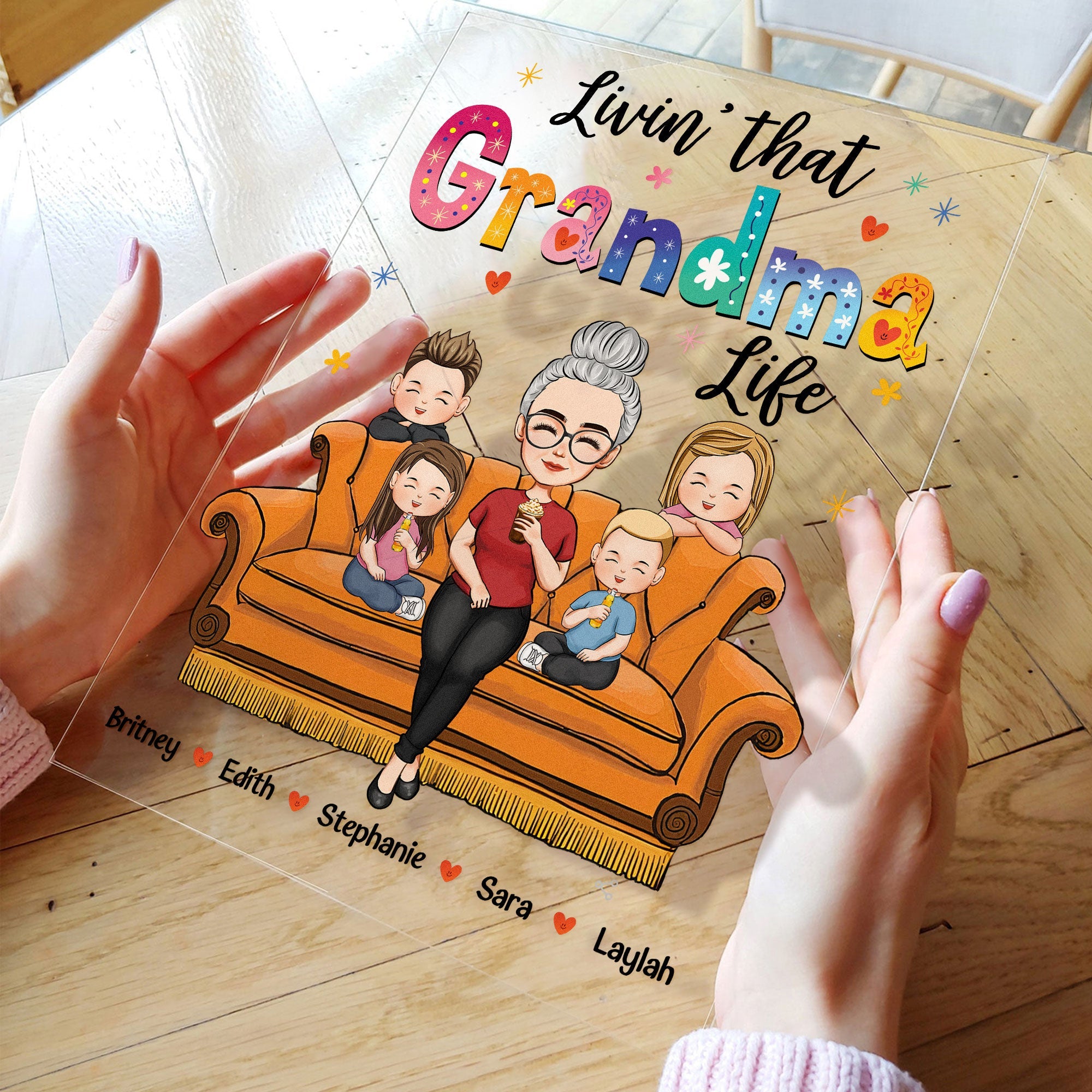 Living That Grandma Life - Personalized Acrylic Plaque