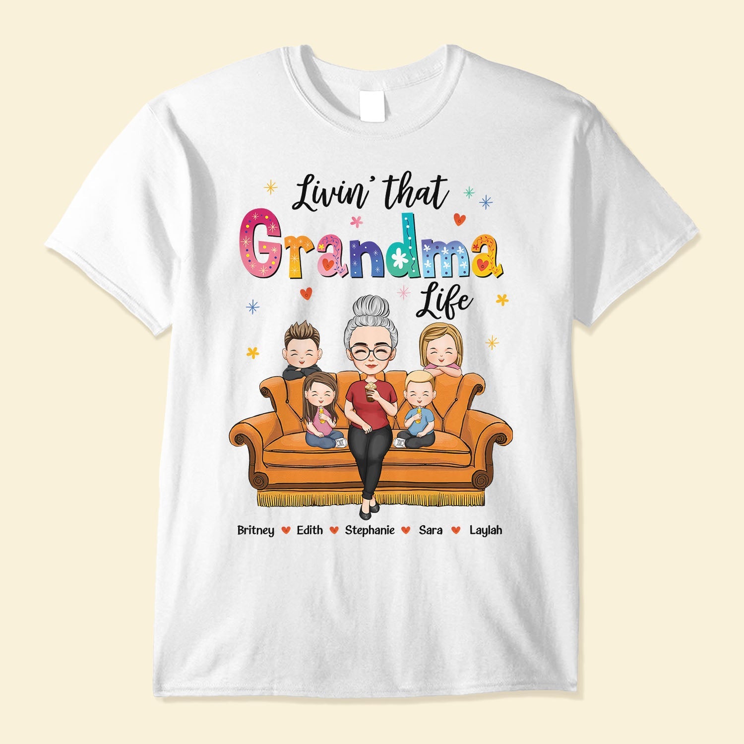 Living That Grandma Life - Personalized Shirt