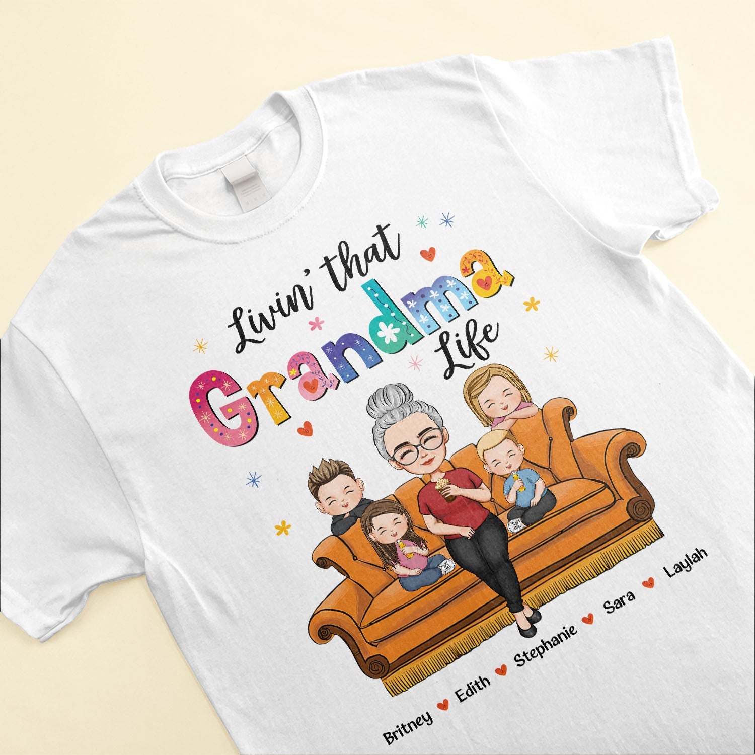 Living That Grandma Life - Personalized Shirt