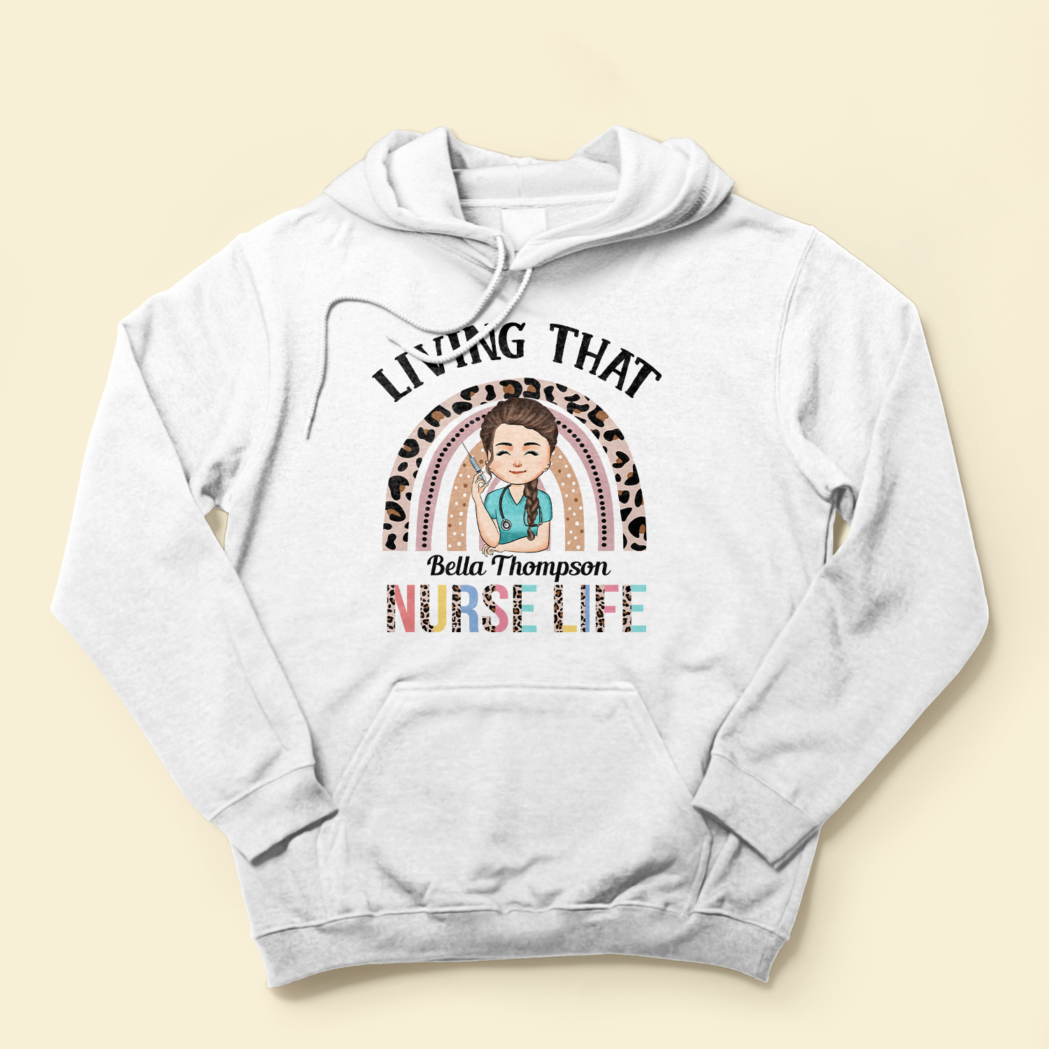 Living That Nurse Life - Personalized Shirt - Birthday Gift For Nurse