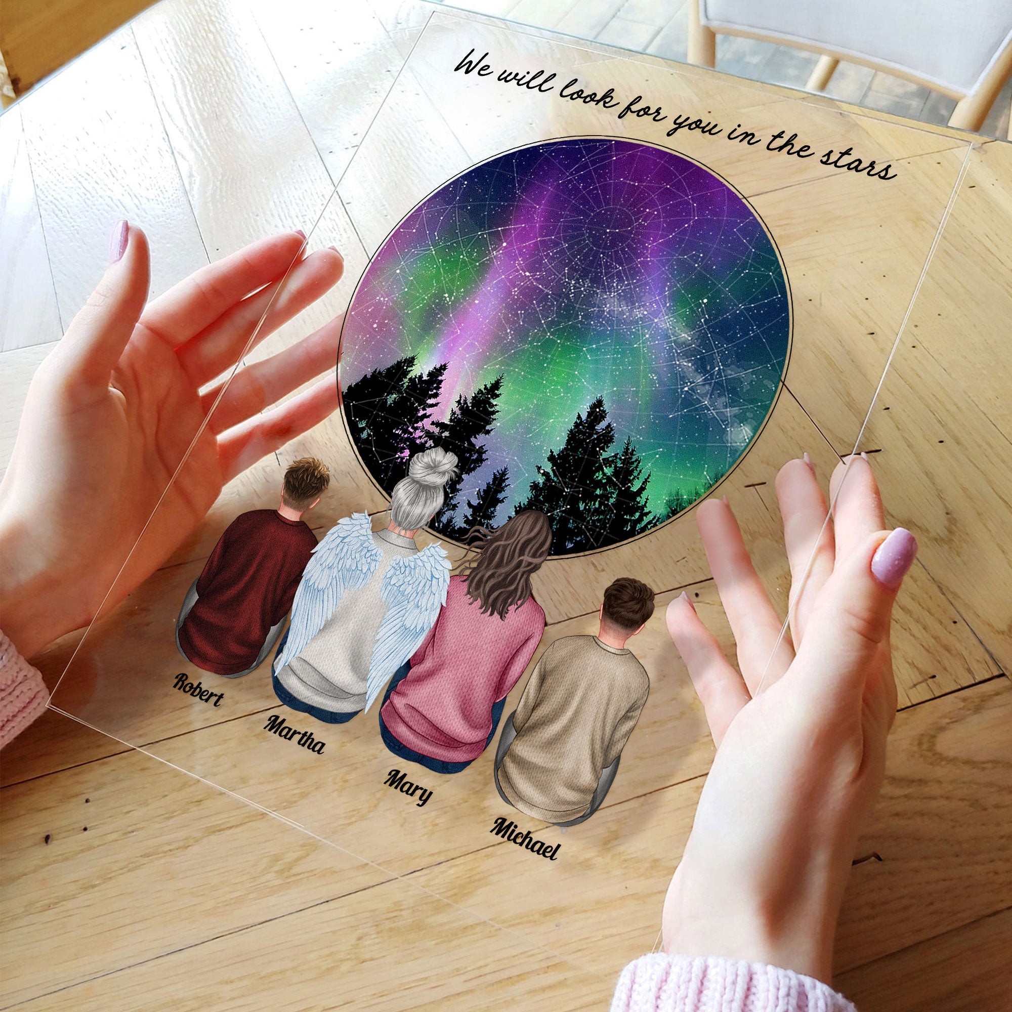 Look For You In The Stars - Personalized Acrylic Plaque