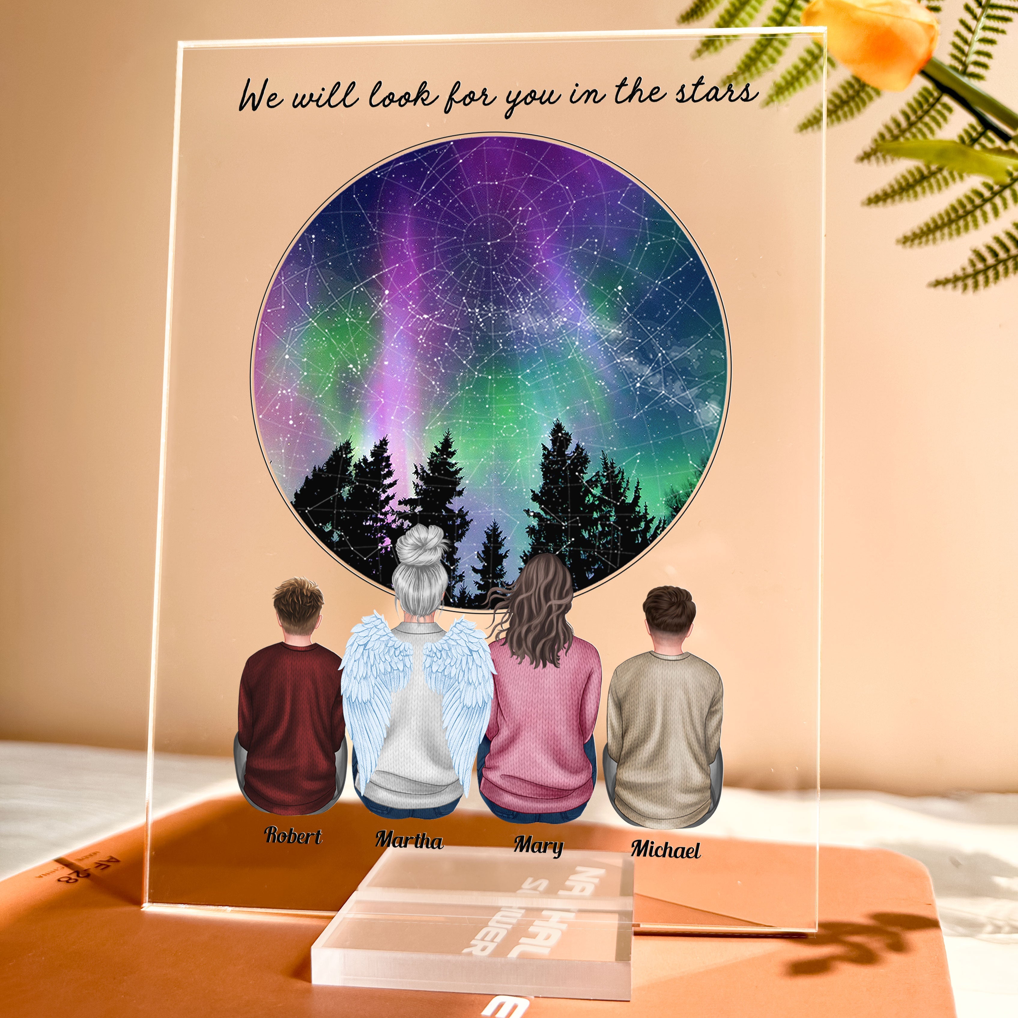 Look For You In The Stars - Personalized Acrylic Plaque