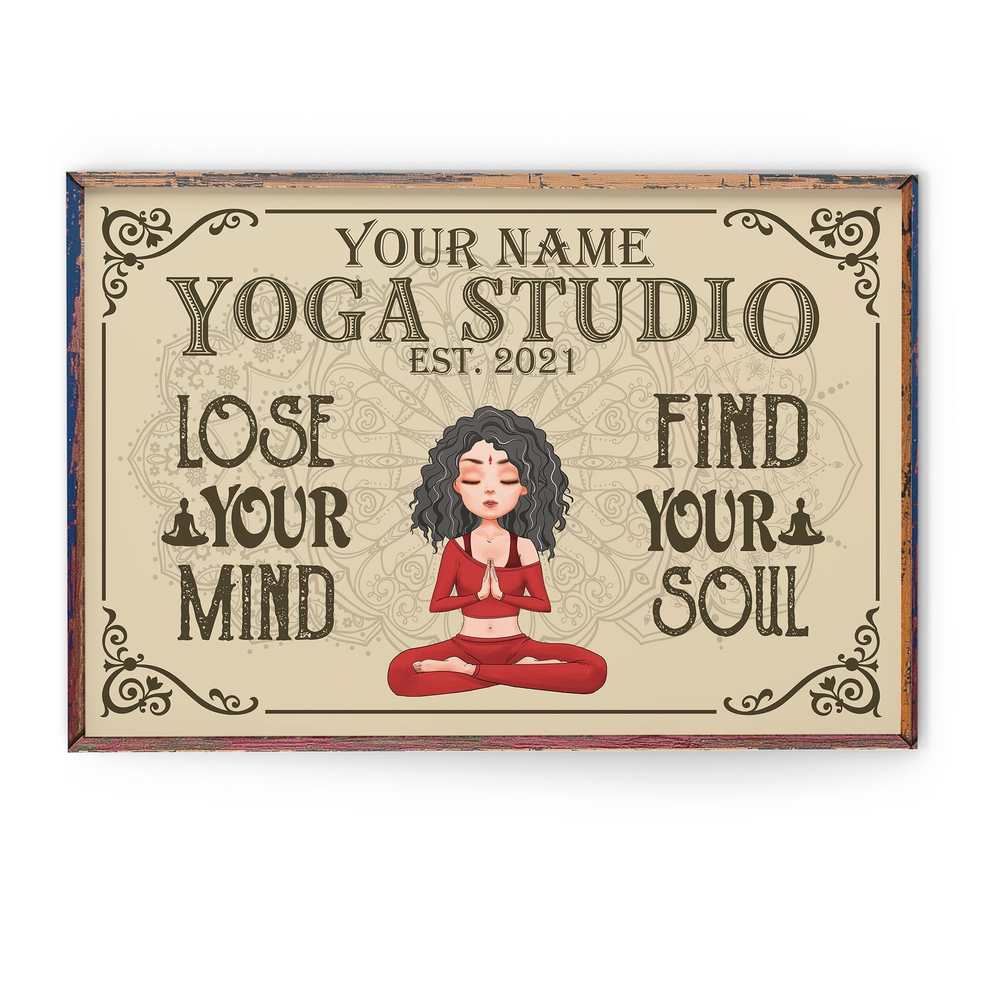 Lose Your Mind Find Your Soul - Personalized Poster/Canvas - Birthday Gift For Yoga Lover