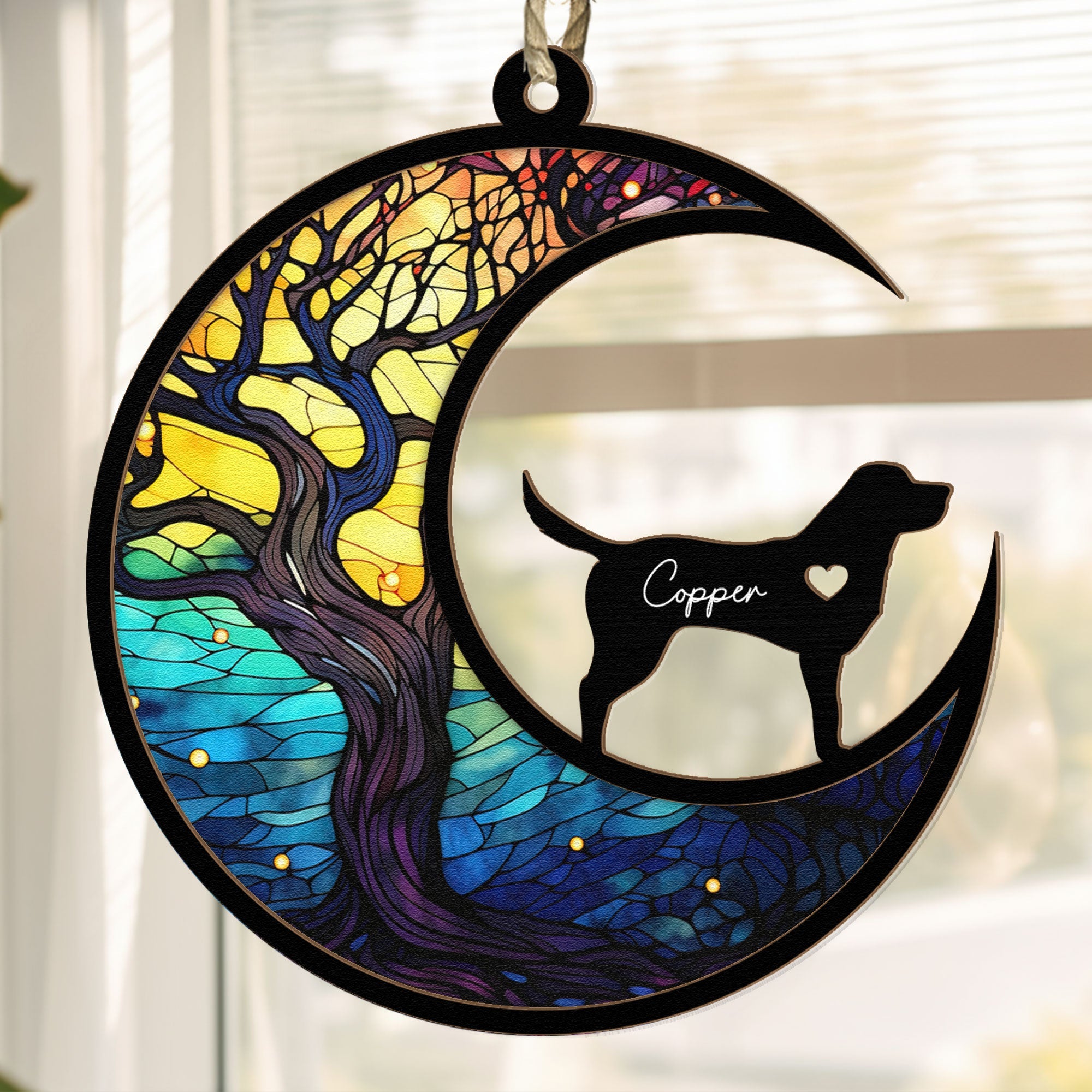 Loss Of Pet - Personalized Suncatcher Ornament