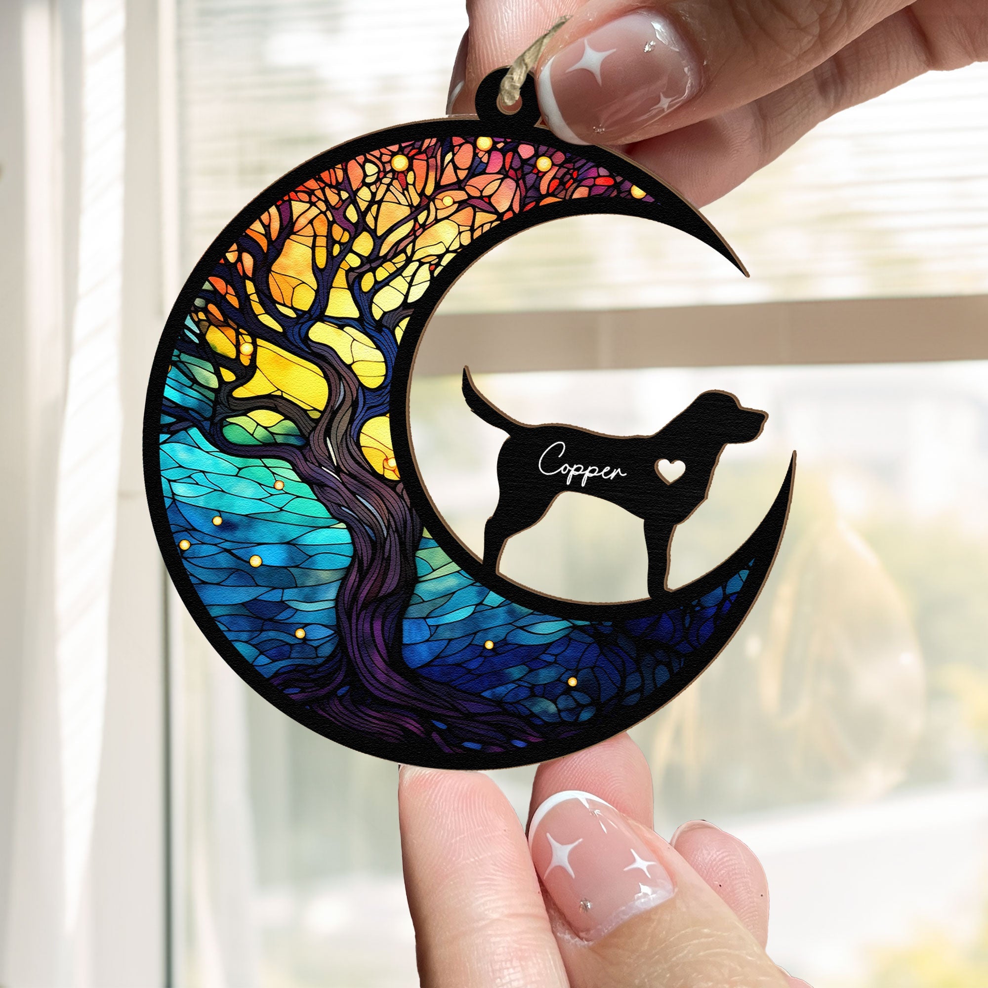 Loss Of Pet - Personalized Suncatcher Ornament