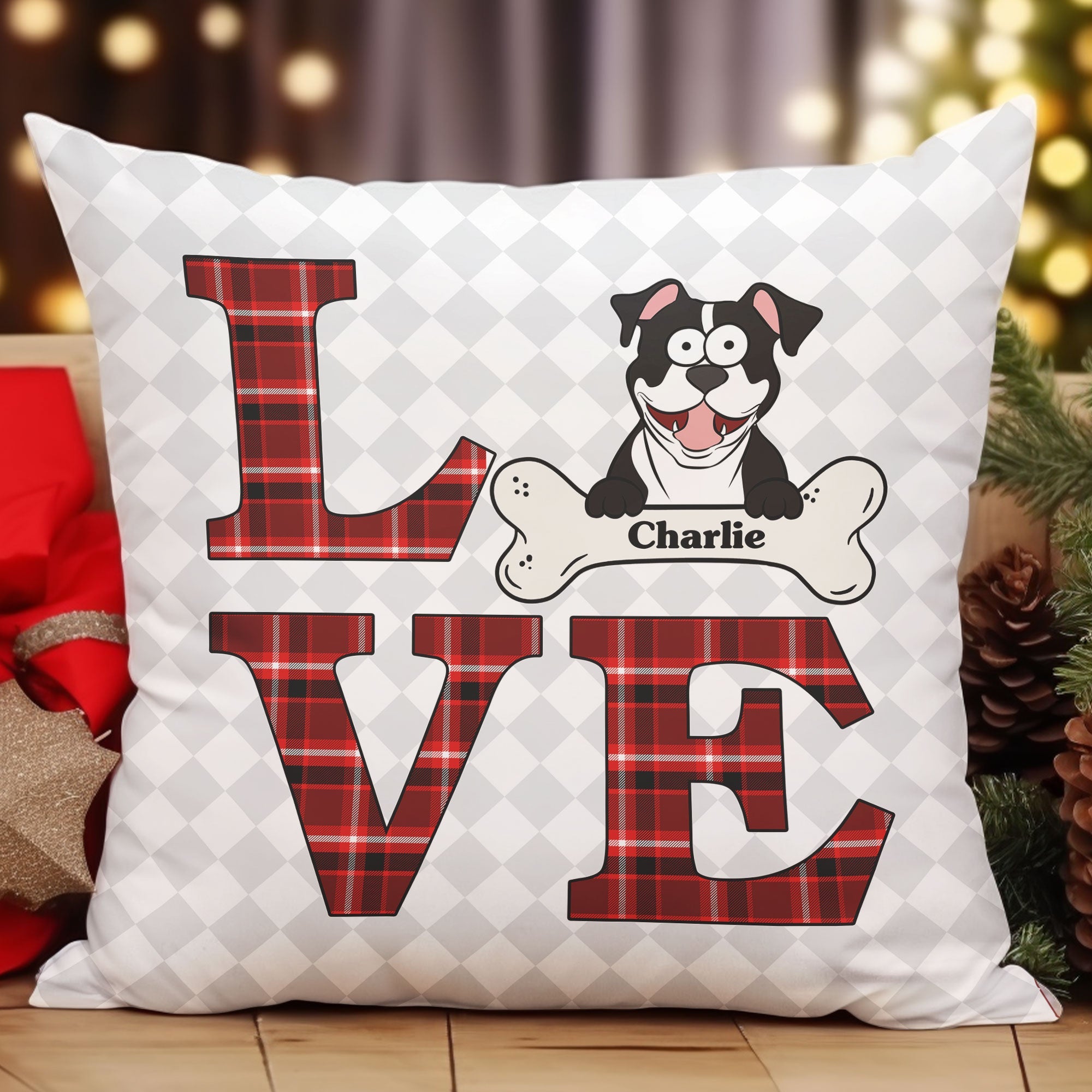 Love Dog - Personalized Pillow