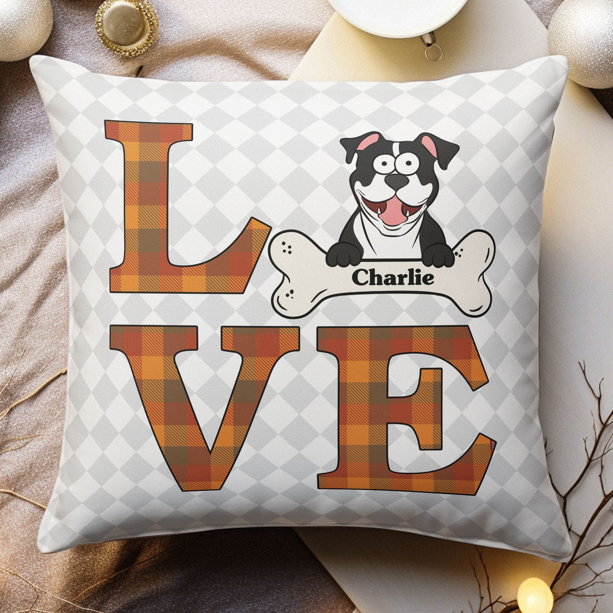 Love Dog - Personalized Pillow