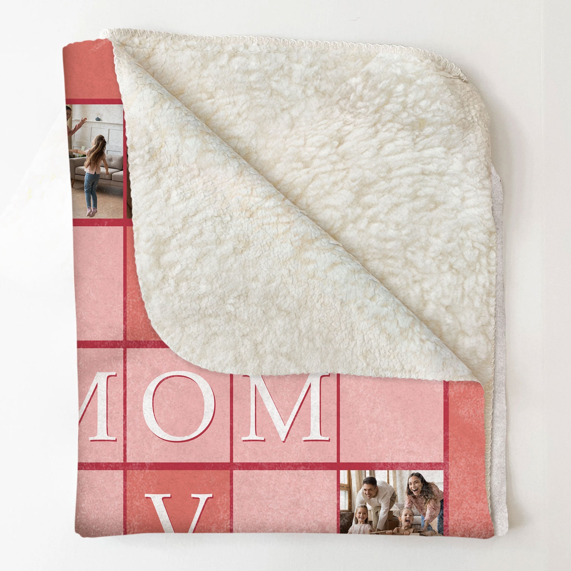 Love Mom - Personalized Photo Blanket