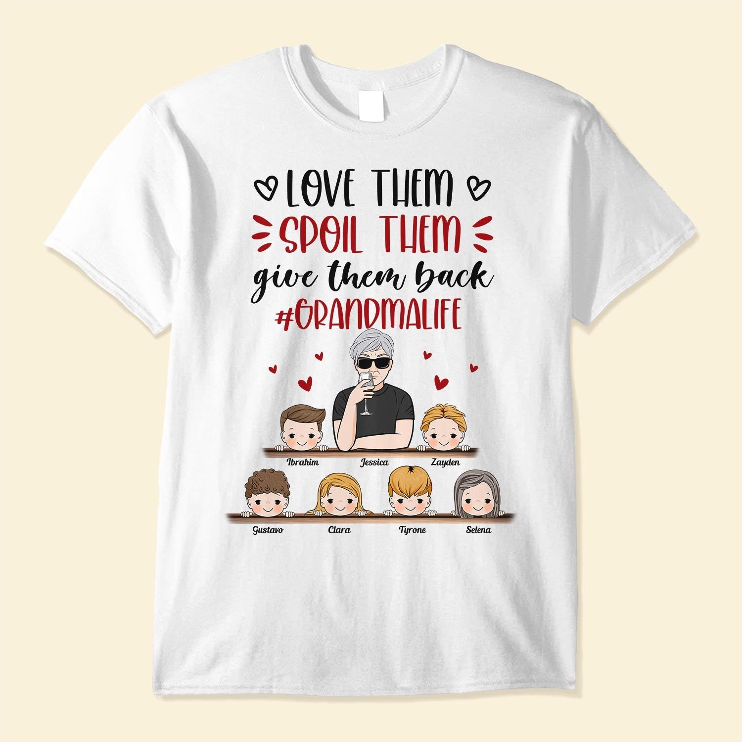 Love Them Spoil Them Give Them Back - Personalized Shirt