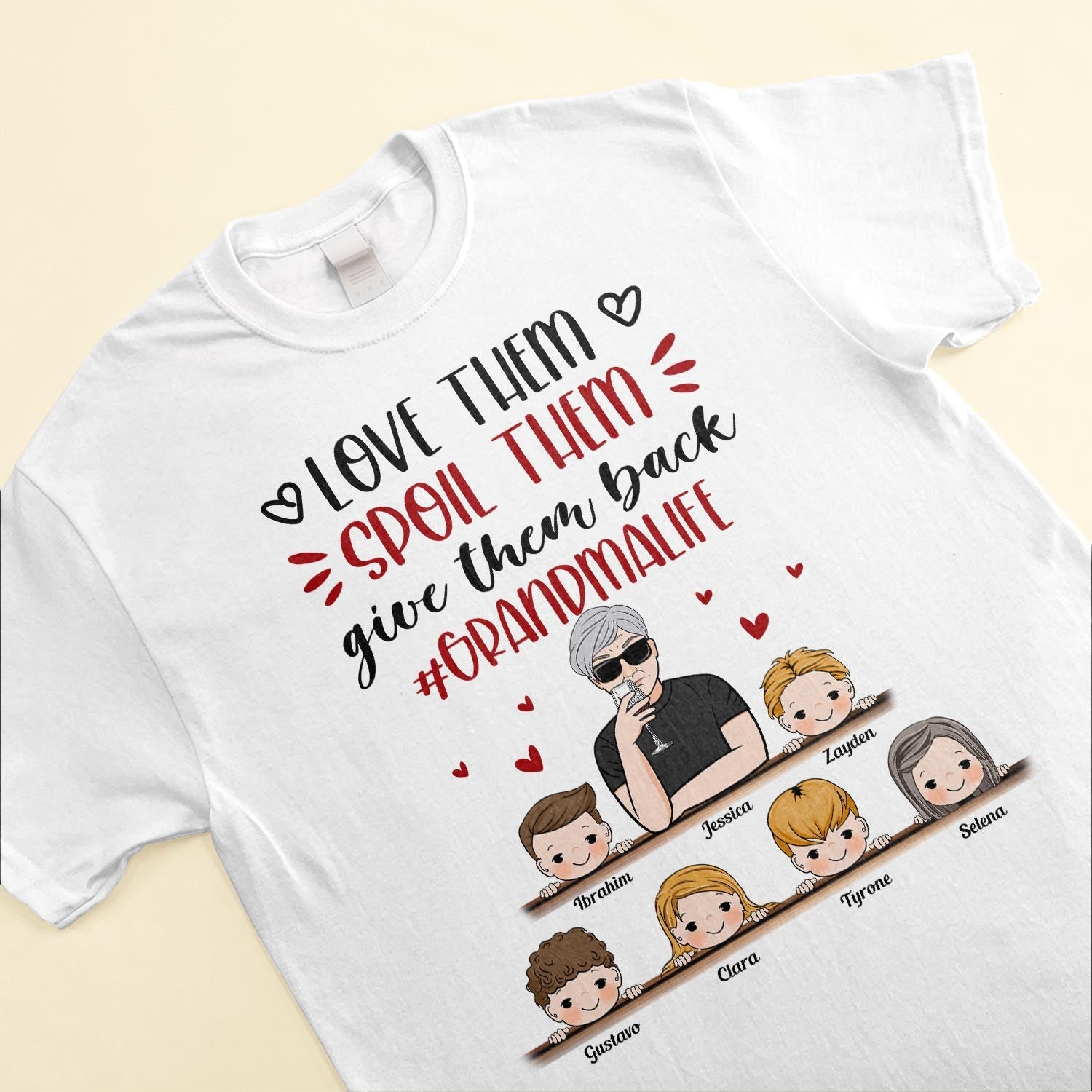 Love Them Spoil Them Give Them Back - Personalized Shirt