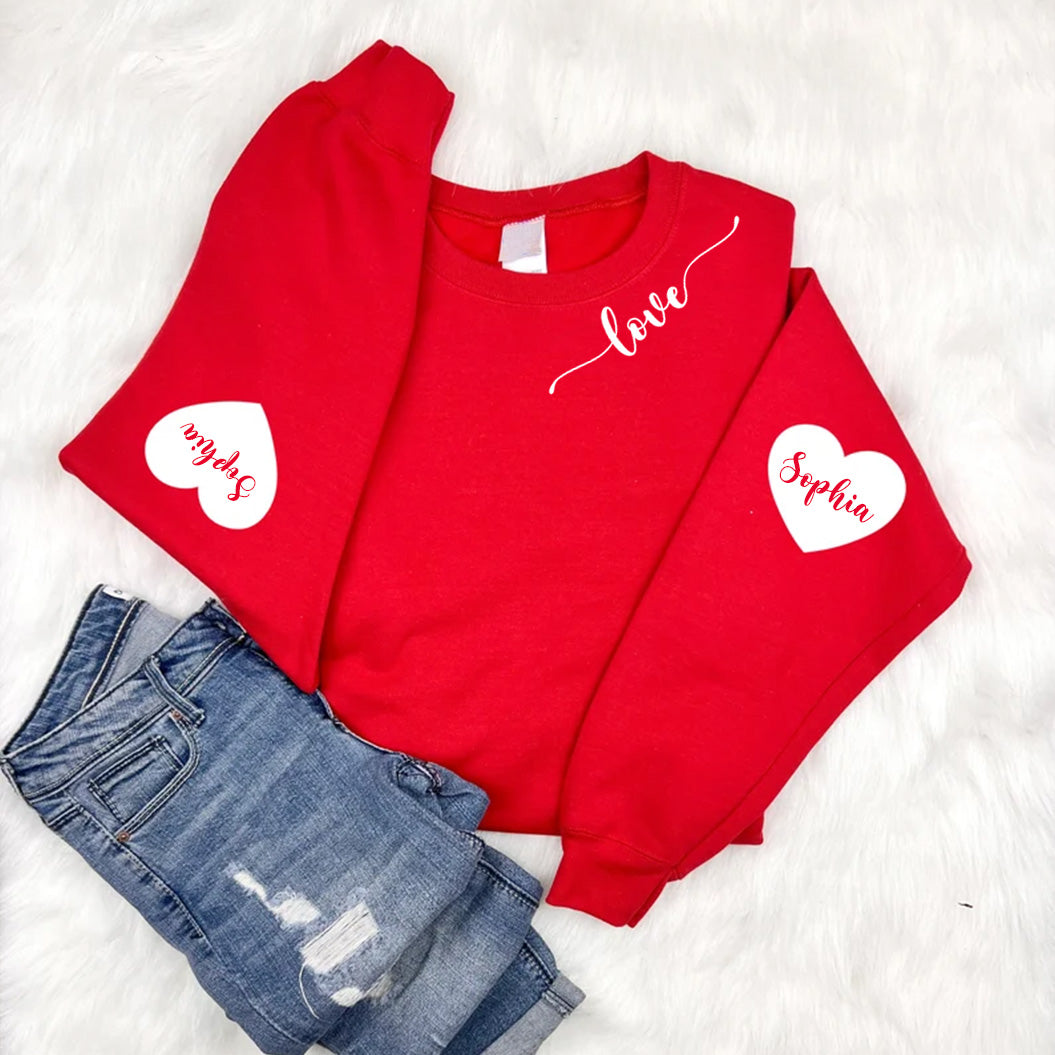 Love Valentine's Day Anniversary Gift - Personalized Sweatshirt