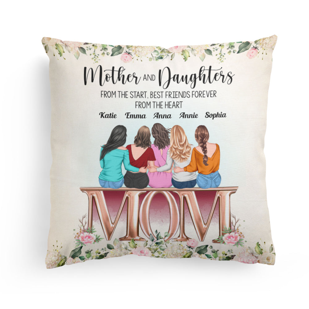 Love Between Mother And Daughters - Personalized Pillow (Insert Included)