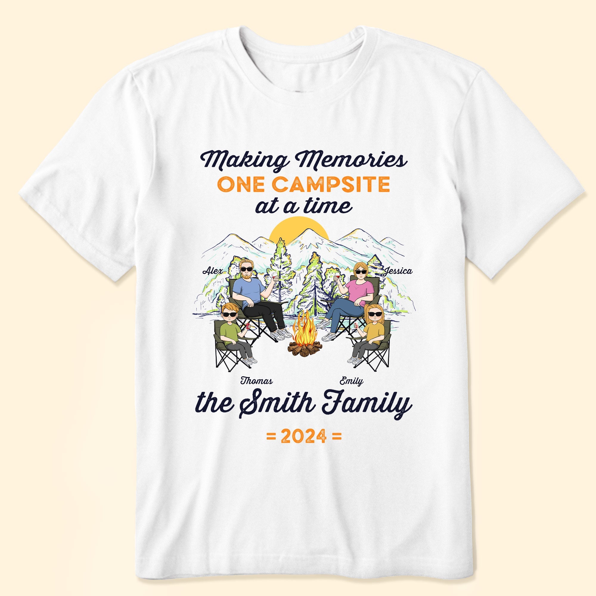 Making Memories One Campsite - Personalized Shirt