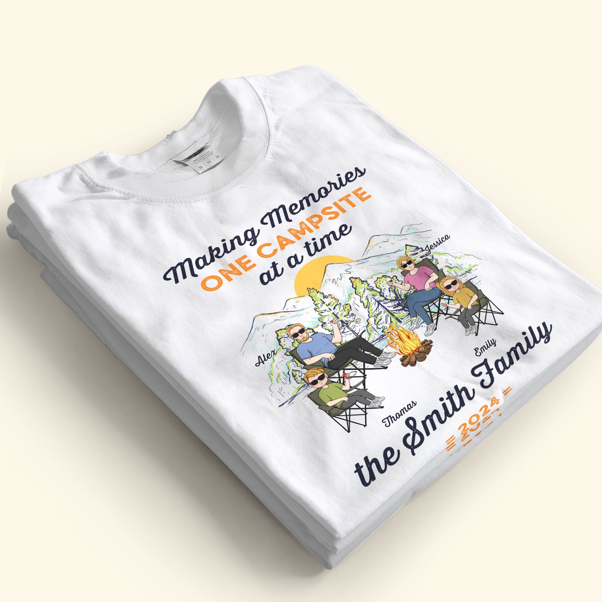 Making Memories One Campsite - Personalized Shirt