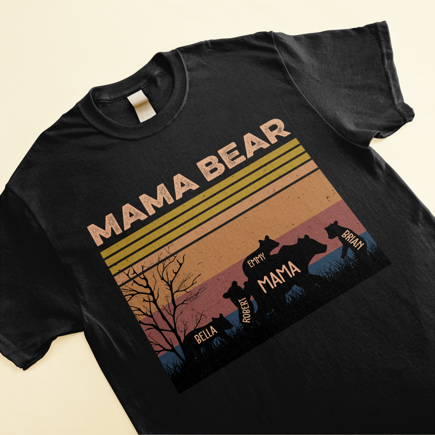 Mama Bear - Personalized Shirt - Birthday, Mother's Day Gift For Mom, Mother, Mama