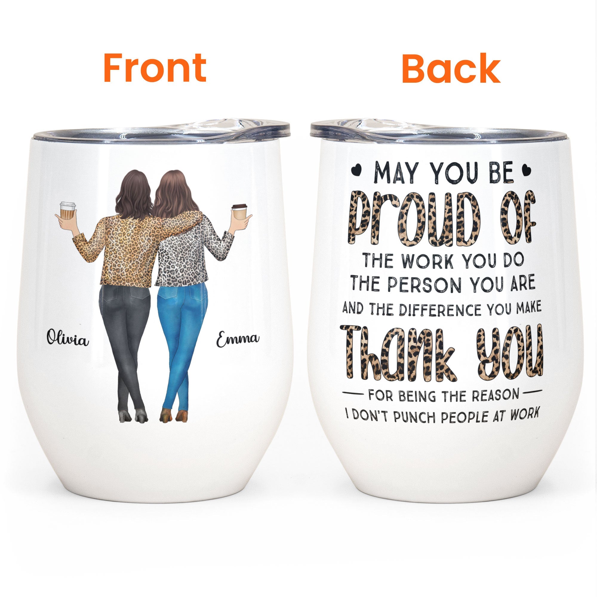 May You Be Proud - Personalized Wine Tumbler