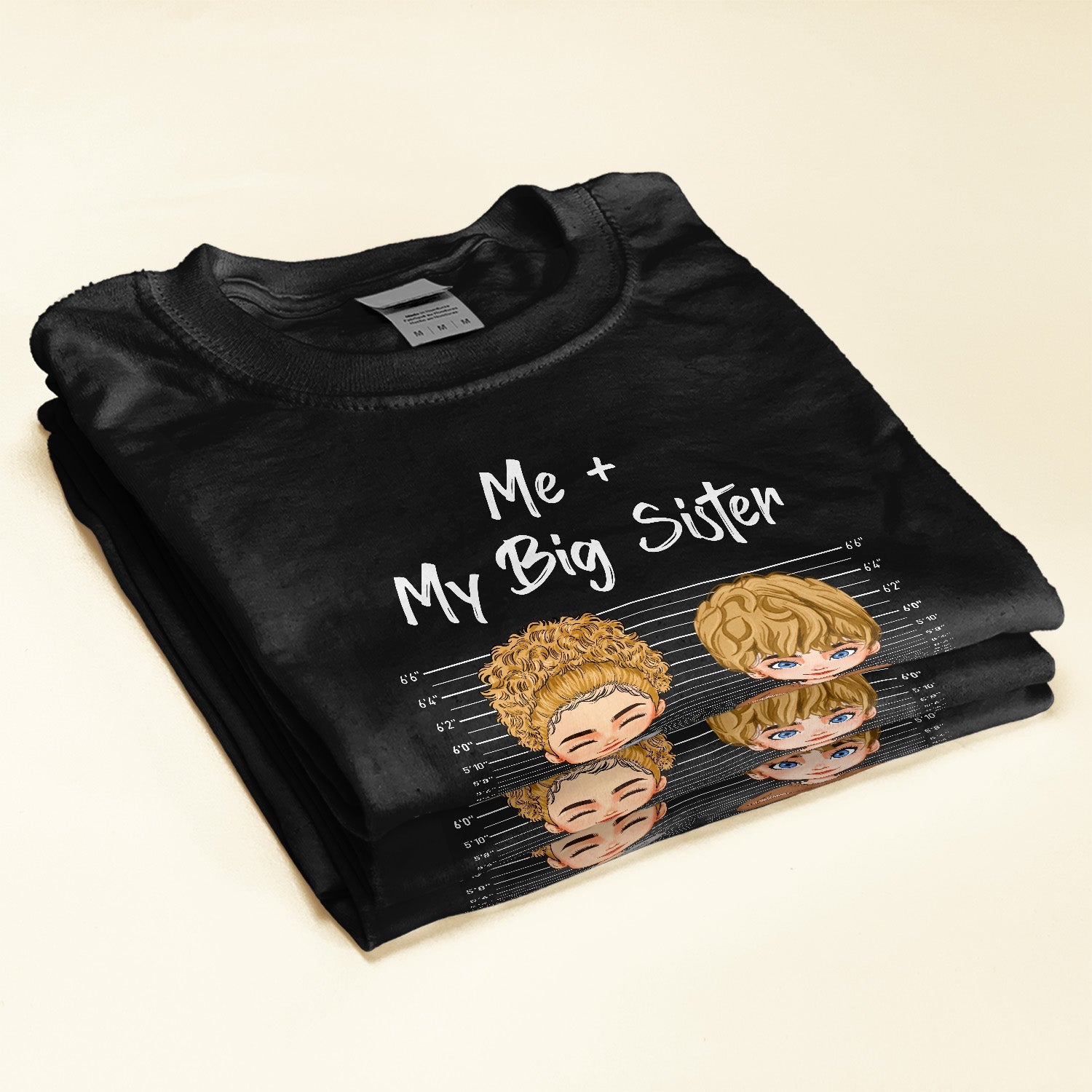 Me And My Sister Double Trouble - Personalized Shirt