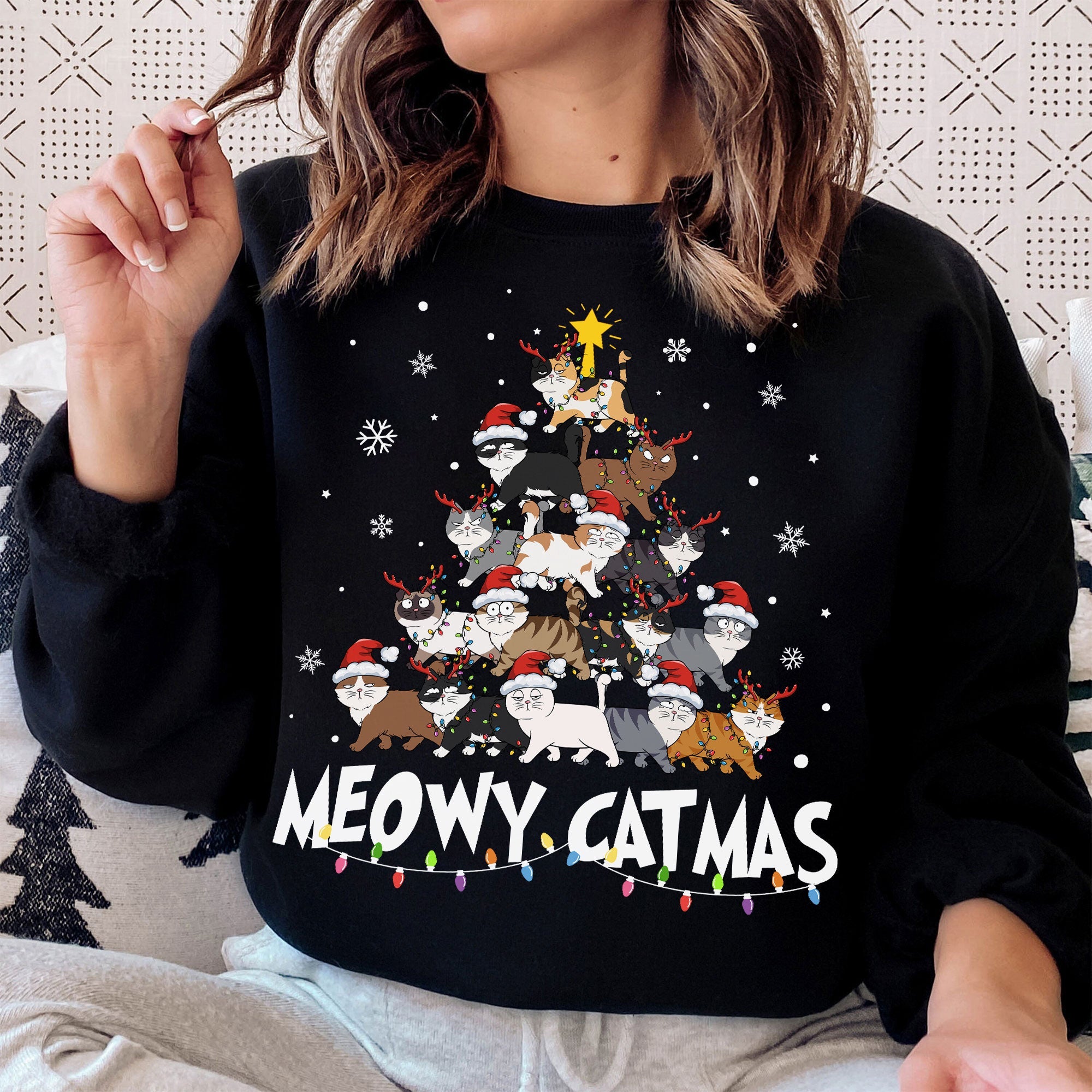 Meowy Catmas - New Version - Personalized Shirt