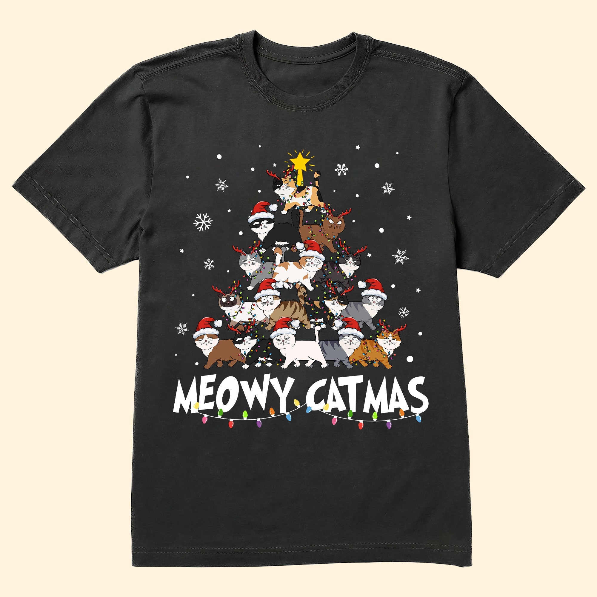 Meowy Catmas - New Version - Personalized Shirt