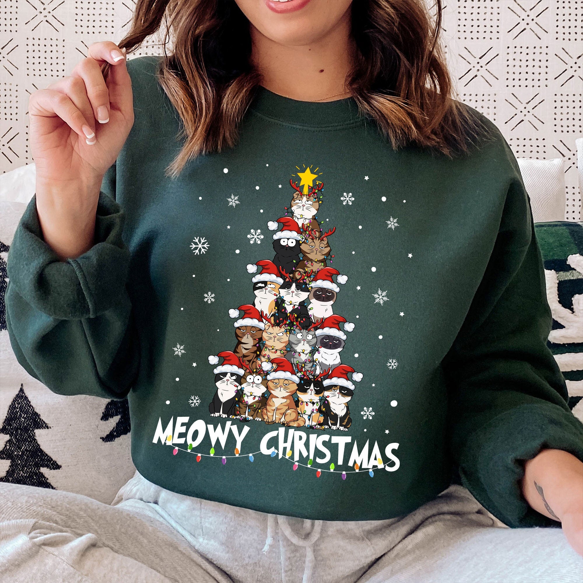 Meowy Catmas - Personalized Shirt