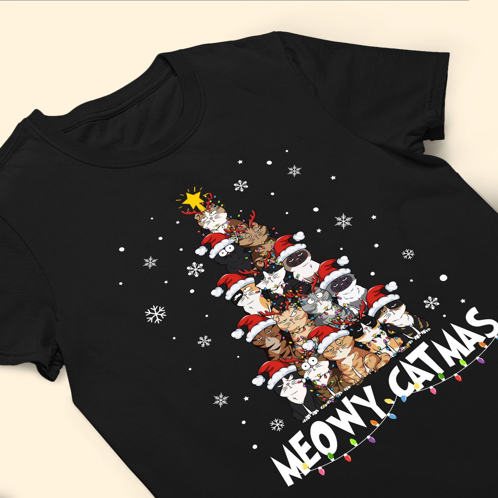 Meowy Catmas - Personalized Shirt