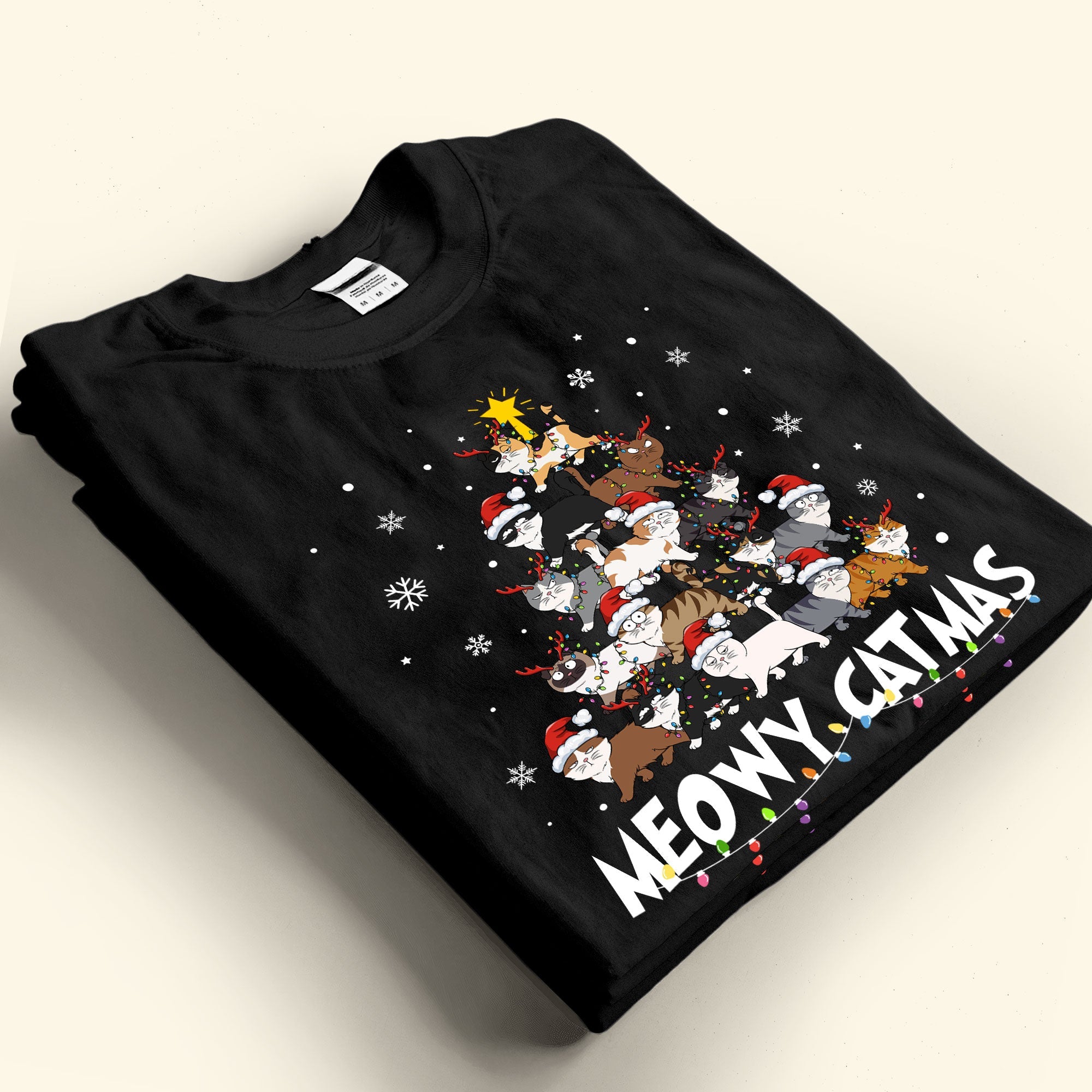 Meowy Catmas - New Version - Personalized Shirt