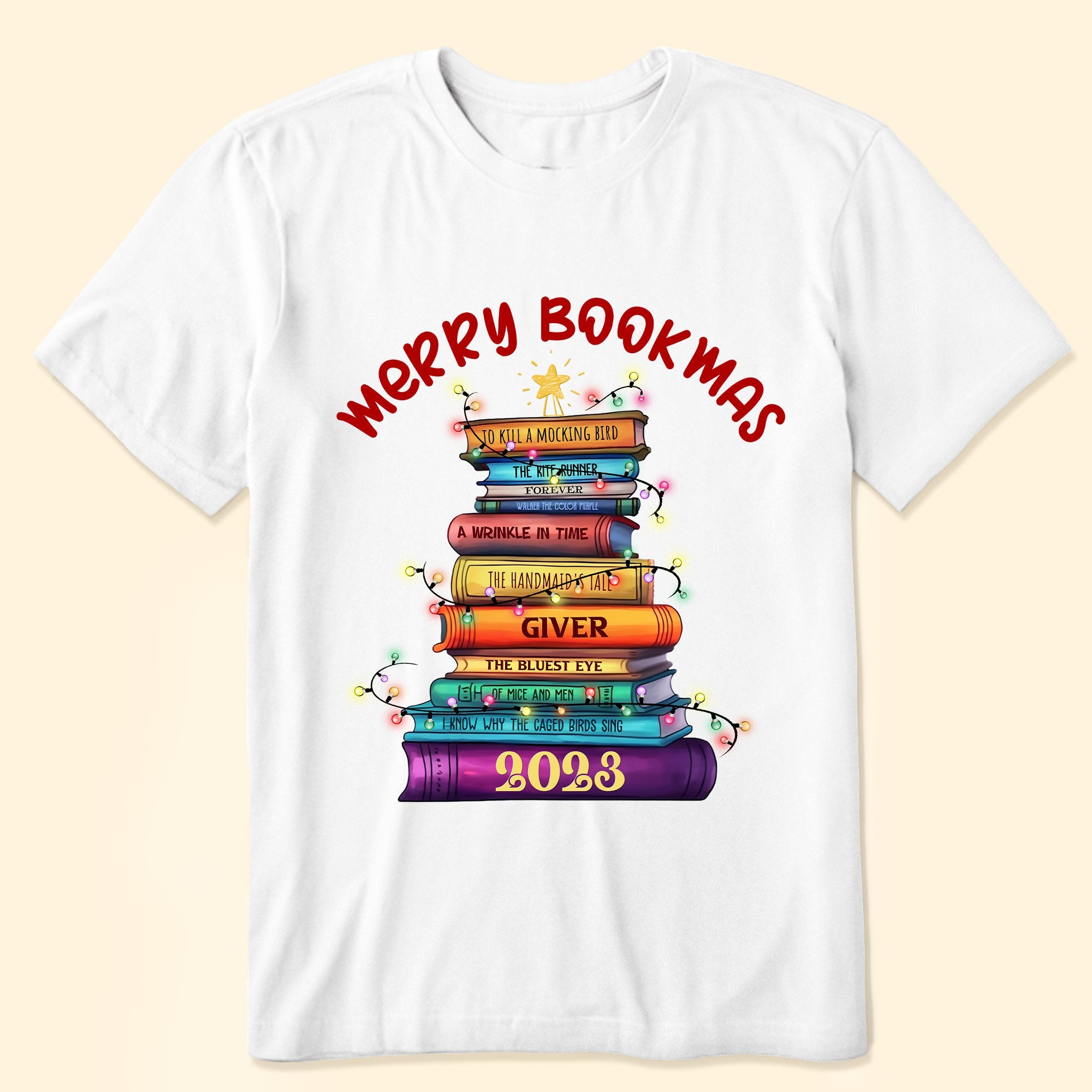 Merry Bookmas - Personalized Shirt