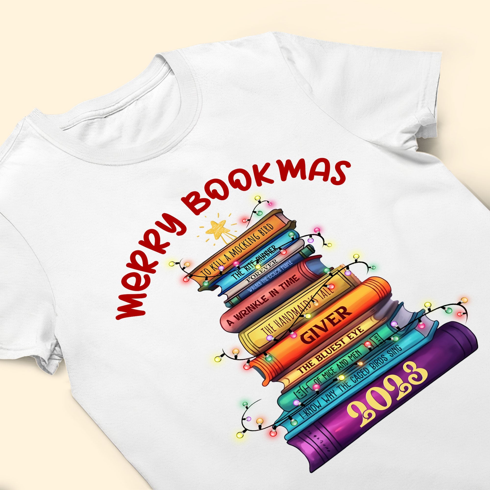 Merry Bookmas - Personalized Shirt