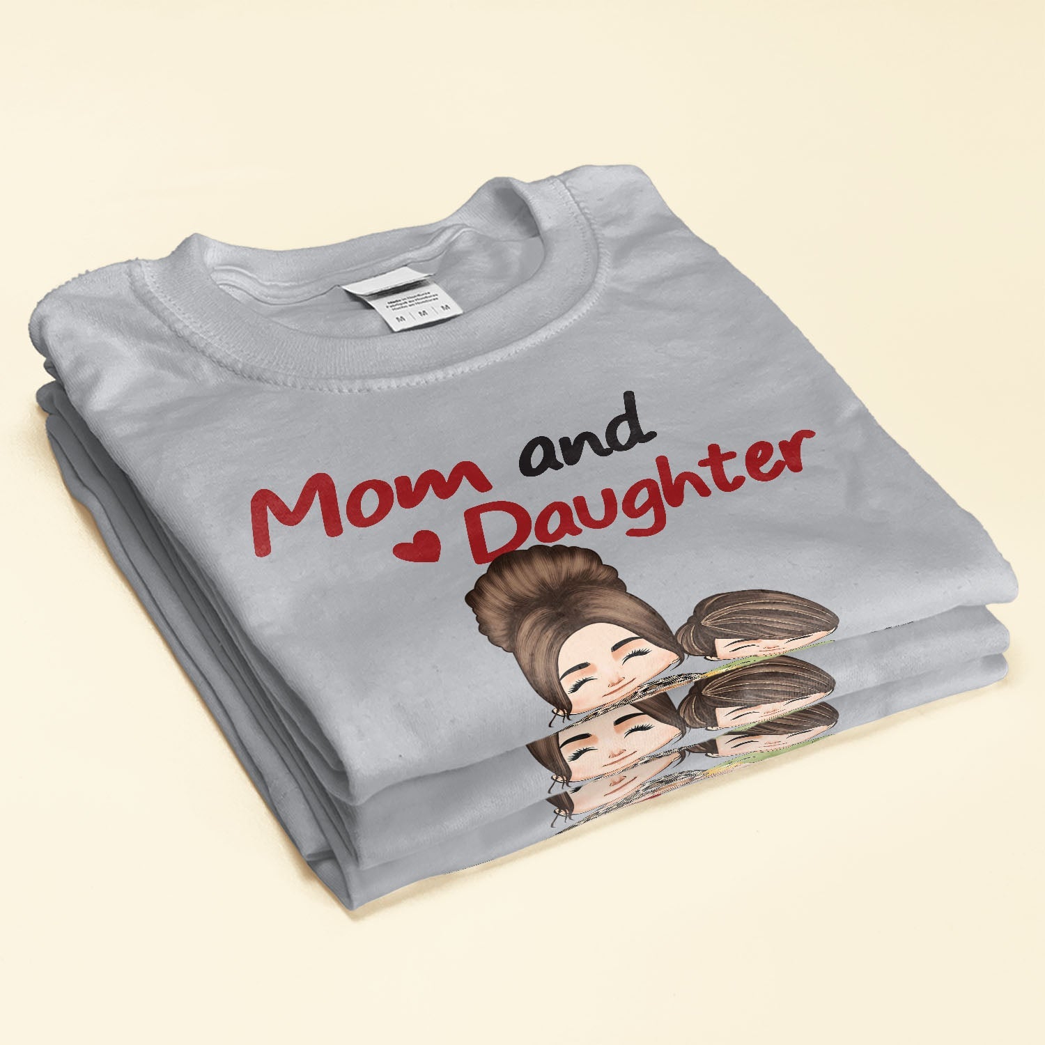 Mom And Daughter Best Freakin' Partner In Crime Ever - Personalized Shirt - Birthday, Mother's Day Gift For Mom, Mother, Mama