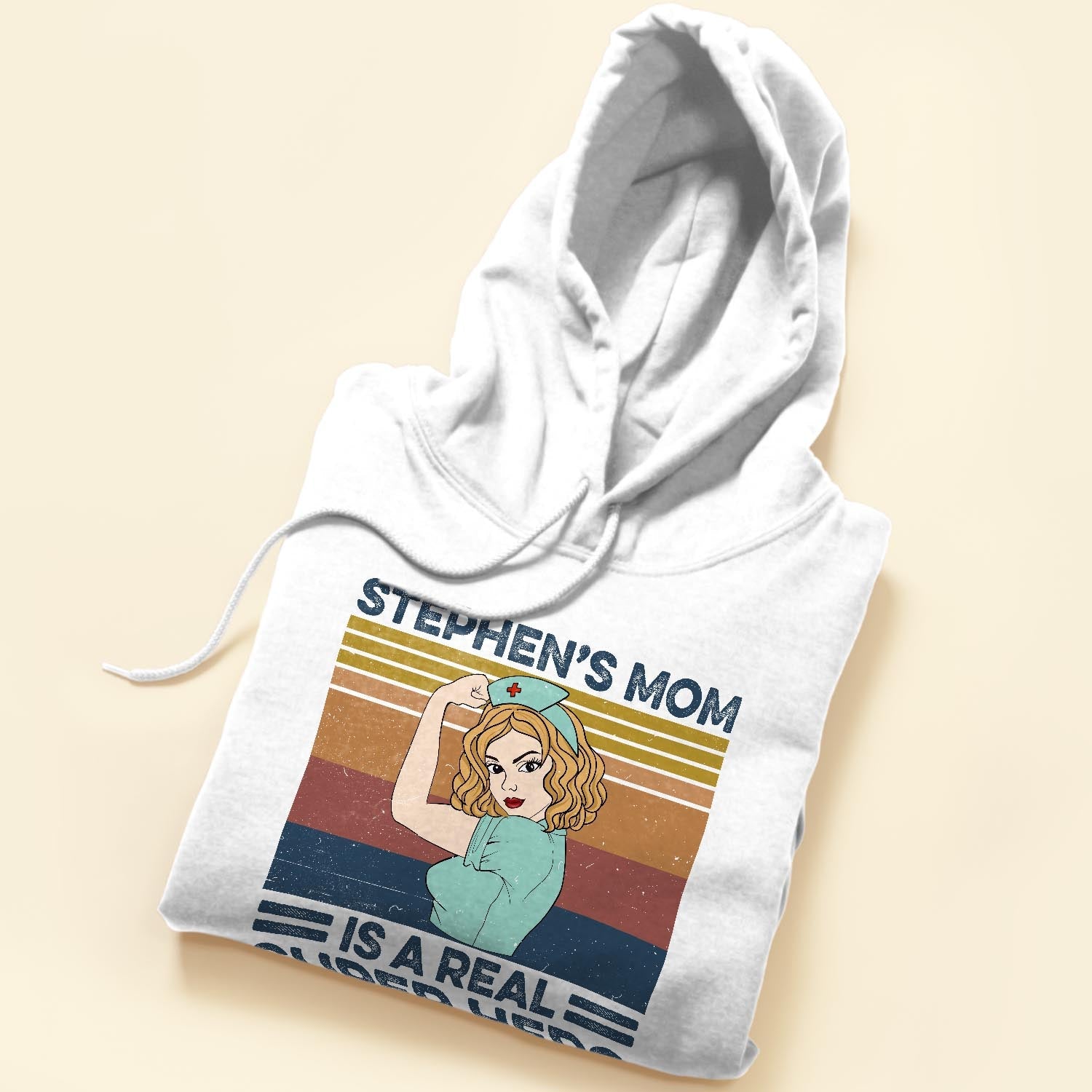 Mom Is A Real Super Hero - Personalized Shirt - Birthday Gift For Mom, Mother, Mama