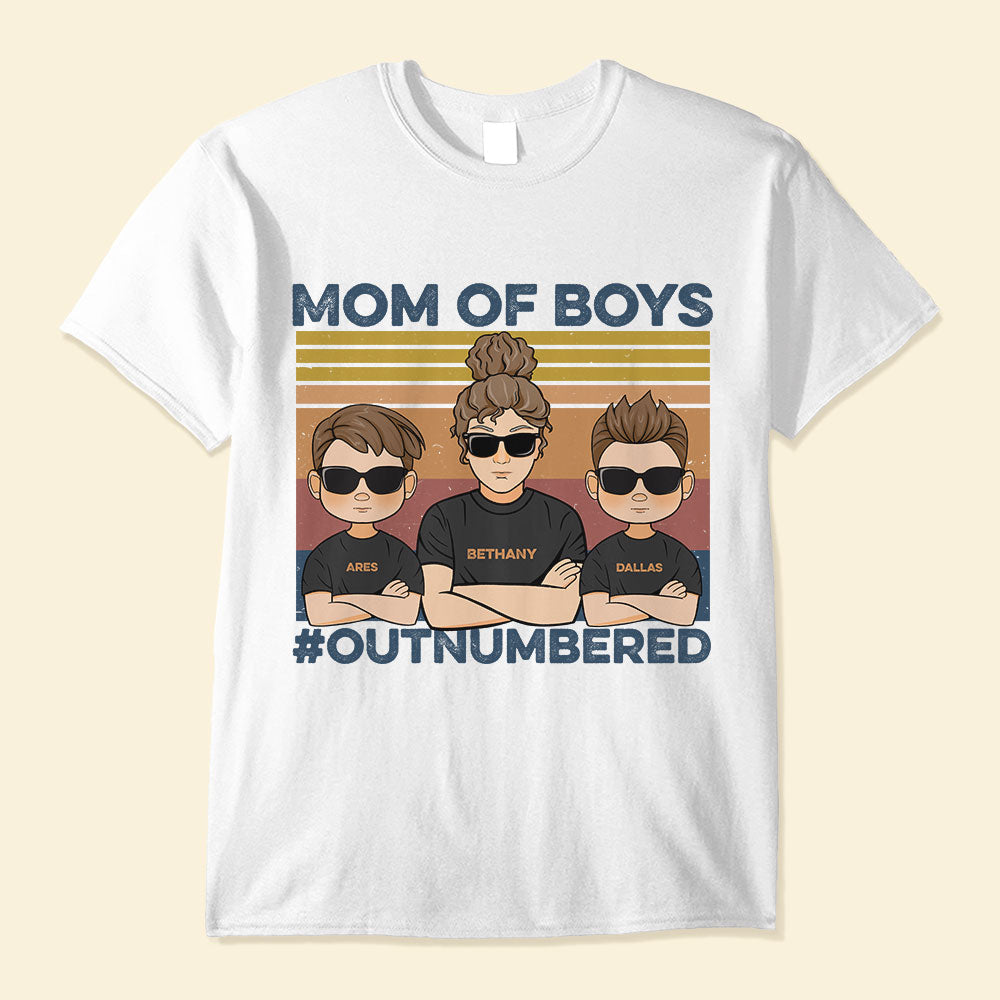 Mom-Of-Boys-Outnumbered-Family-Custom-Shirt-Gift-For-Mom