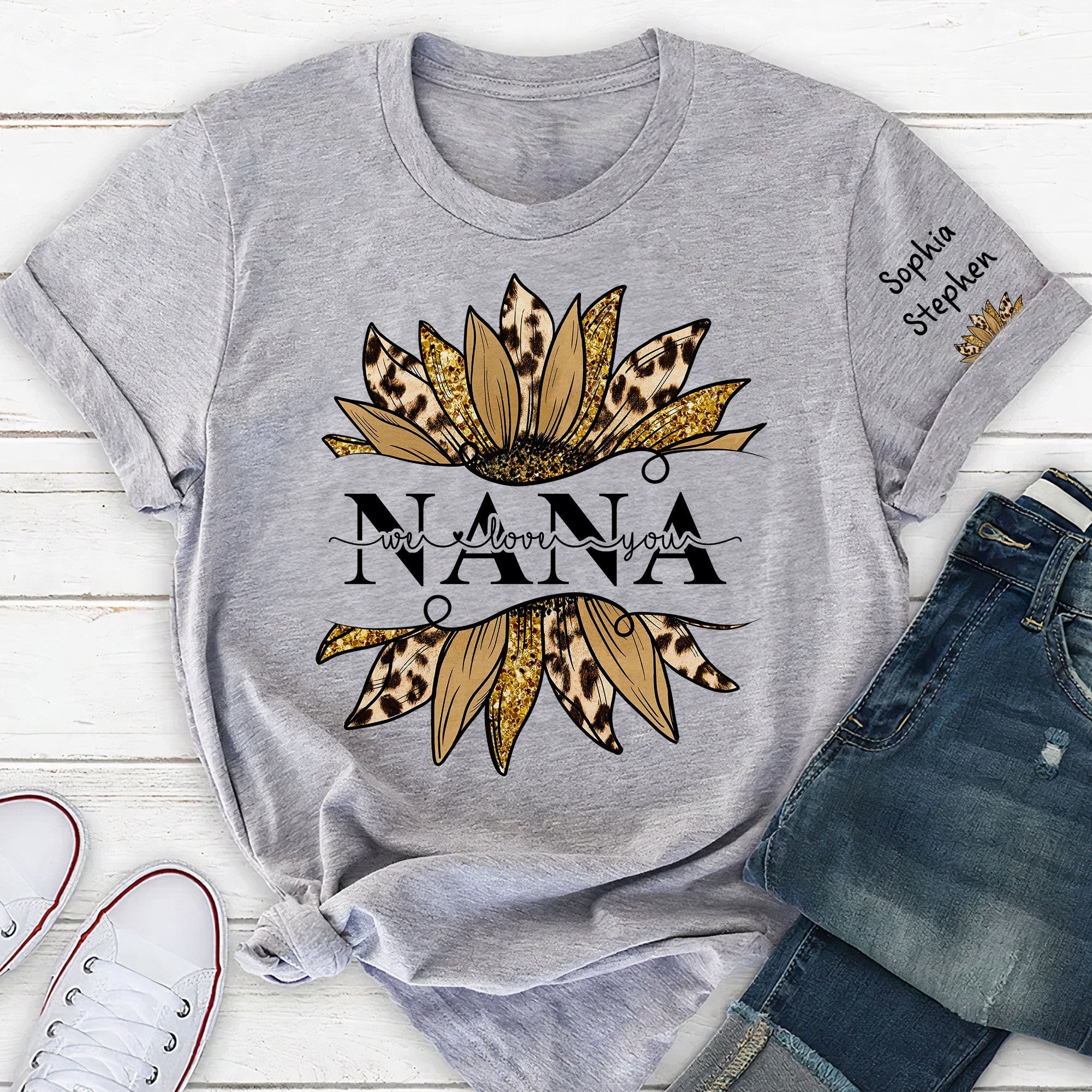 Nana - We Love You - Personalized Shirt