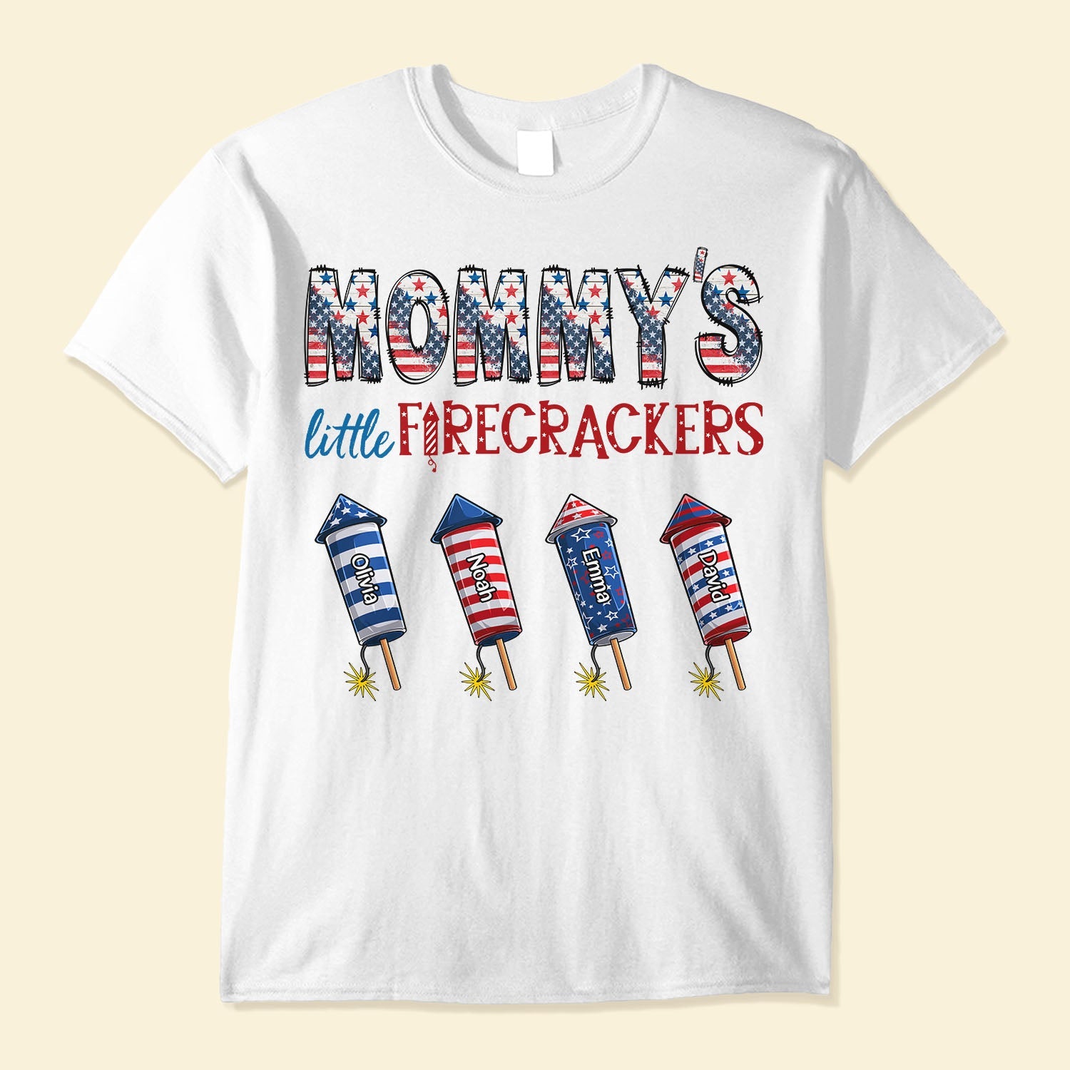 Mommy's Little Firecrackers - Personalized Shirt