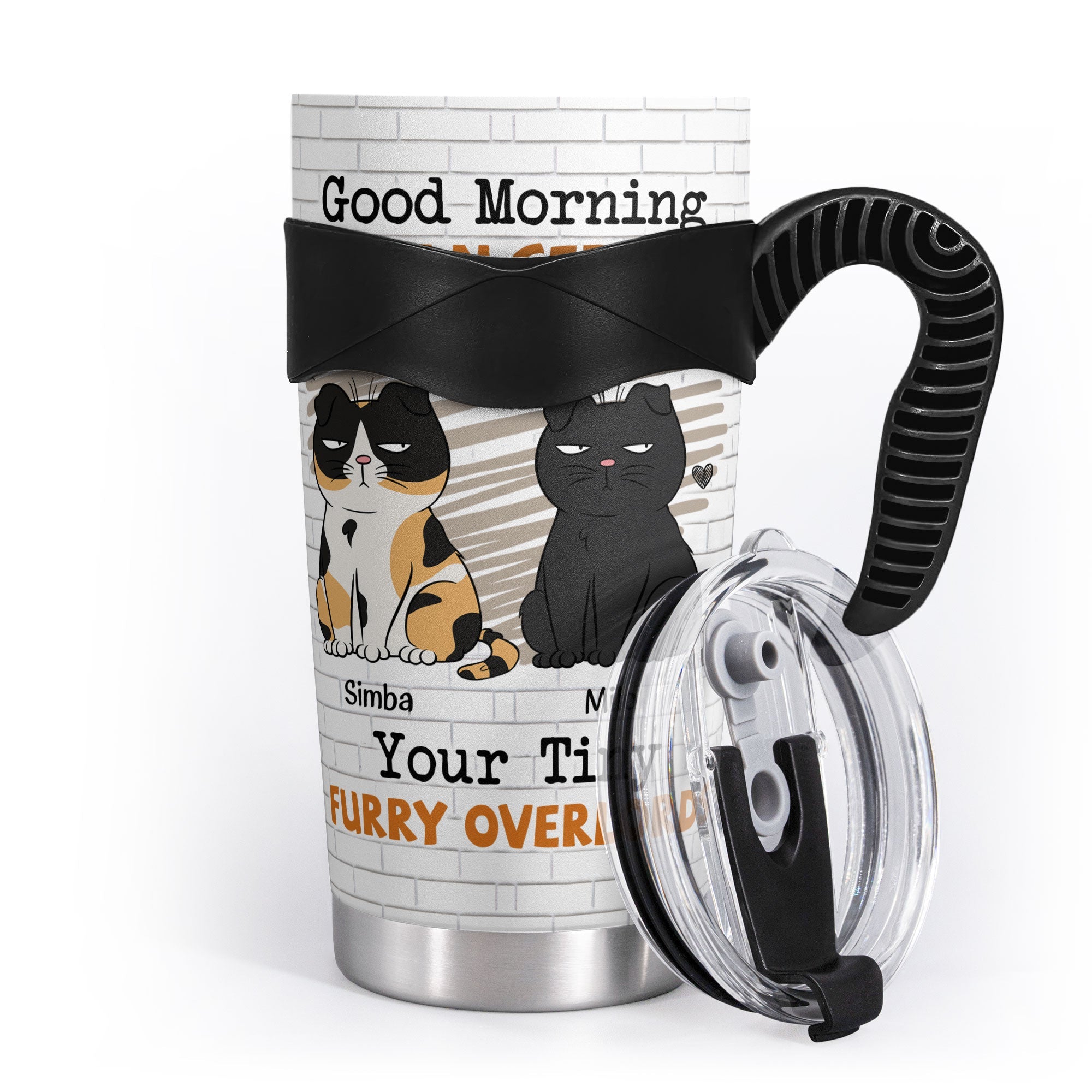 Morning Human Servant - Personalized Tumbler Cup