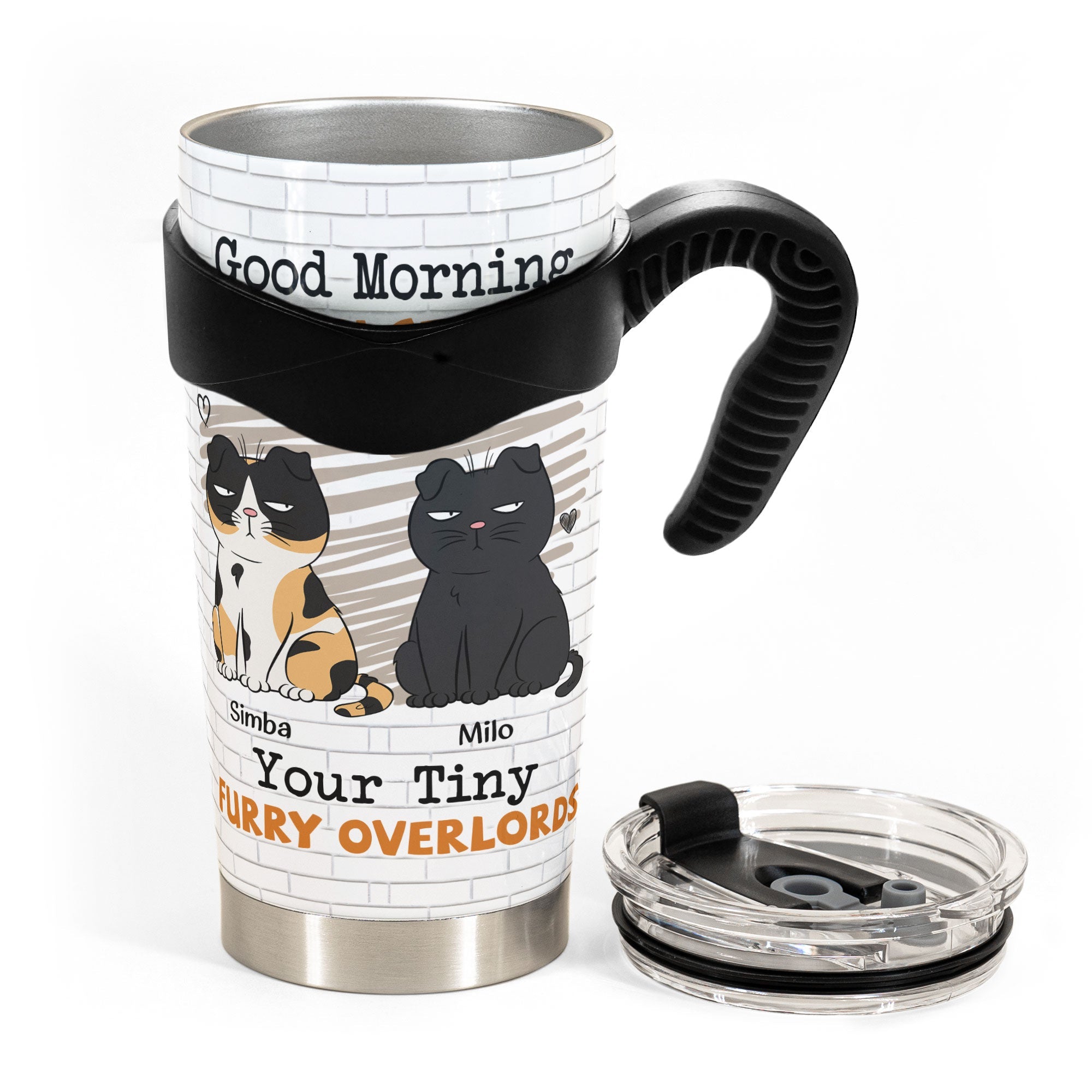 Morning Human Servant - Personalized Tumbler Cup