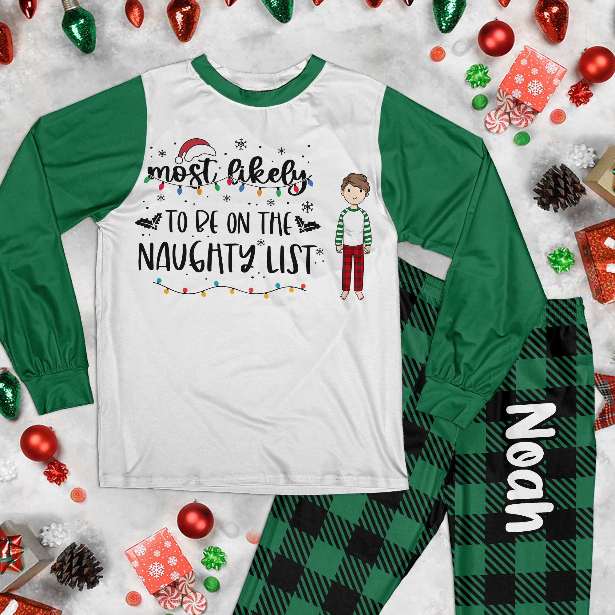 Most Likely To Christmas - Personalized Pajamas