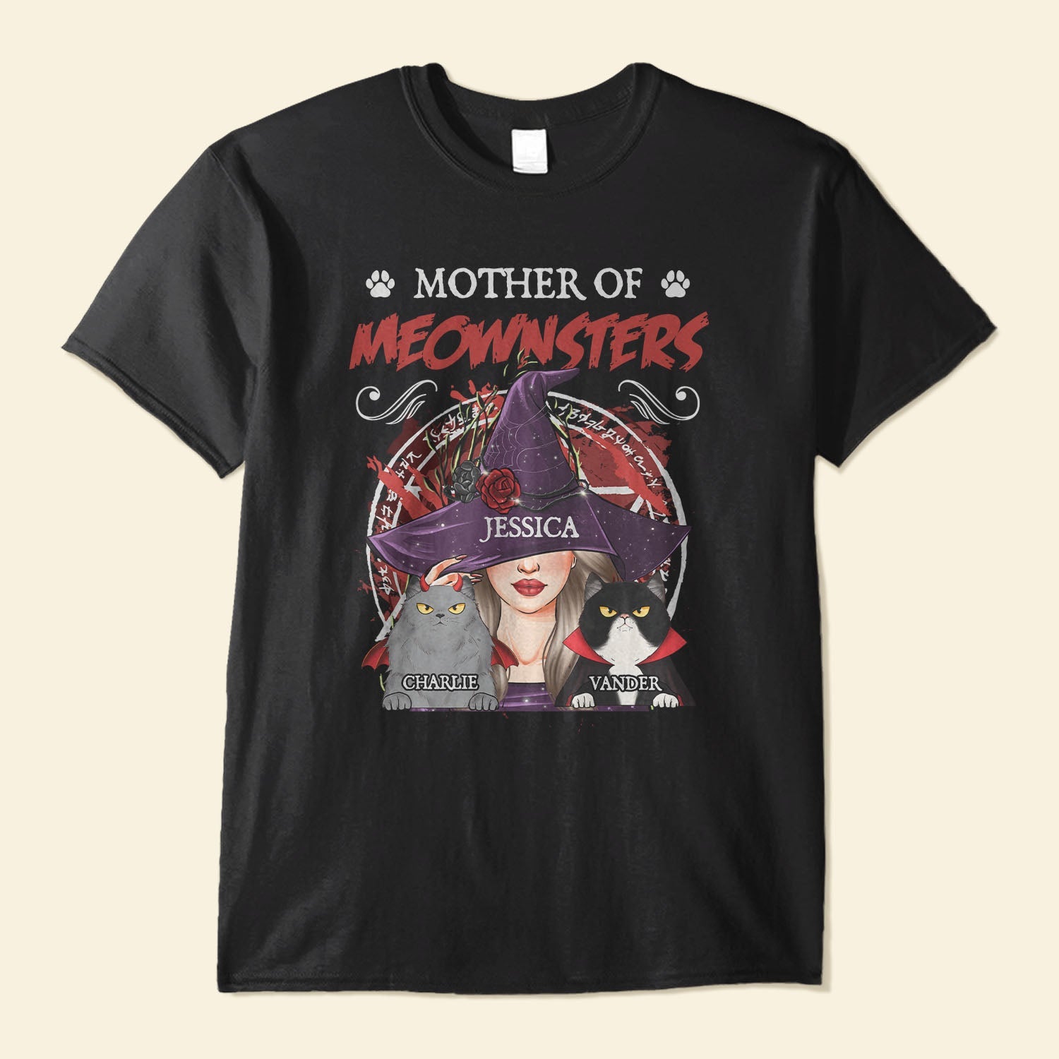 Mother Of Meownsters - Personalized Shirt