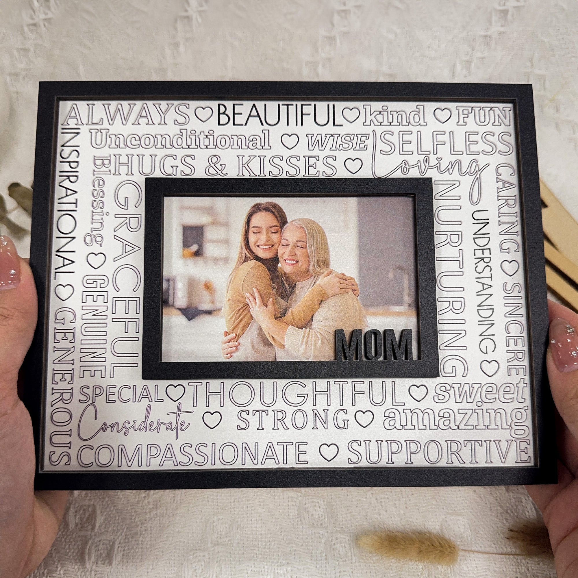 Mother's Day Gift For Mom - Always Beautiful Kind - Personalized Wooden Photo Plaque