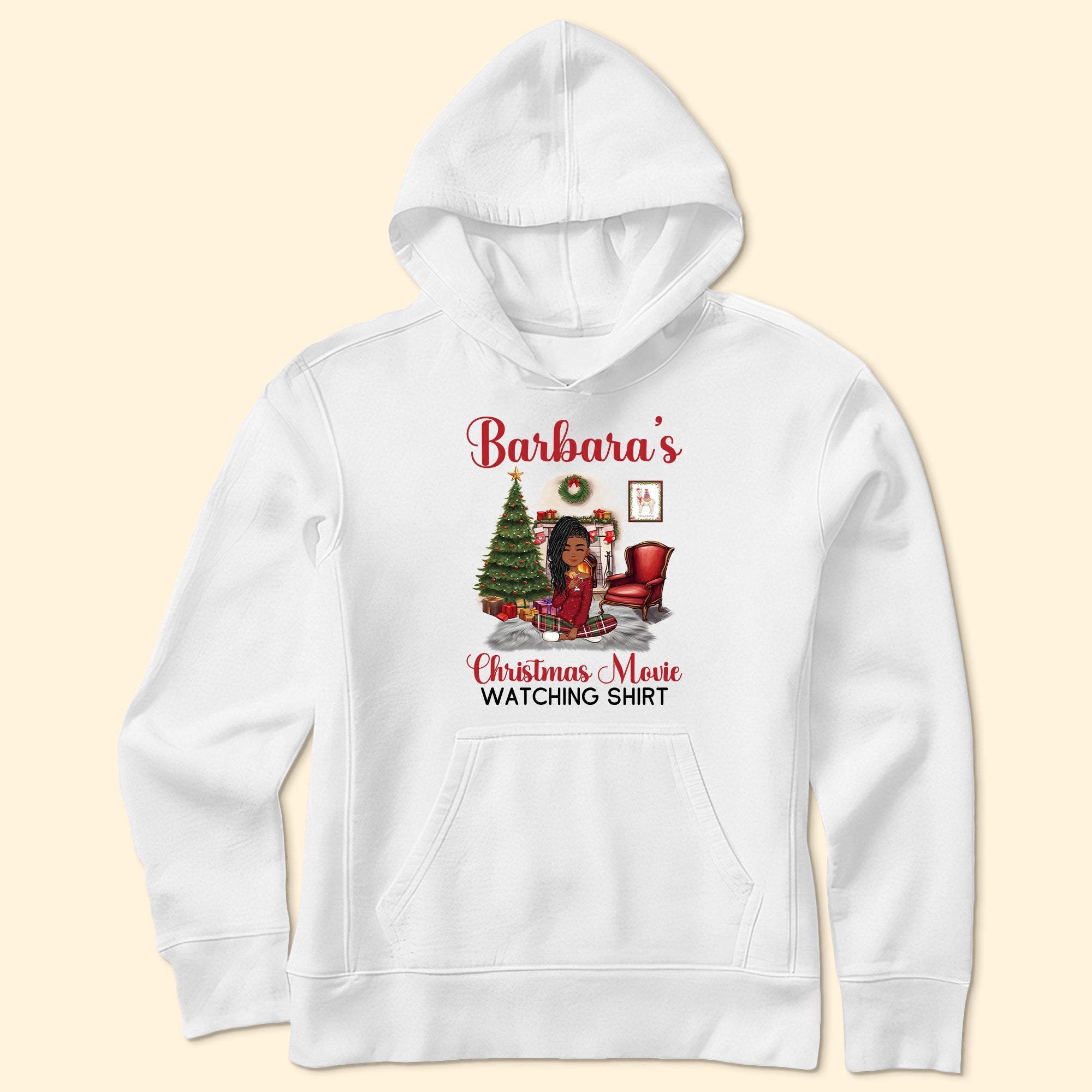 My Christmas Movie Watching Shirt Pajamas  - Personalized Shirt