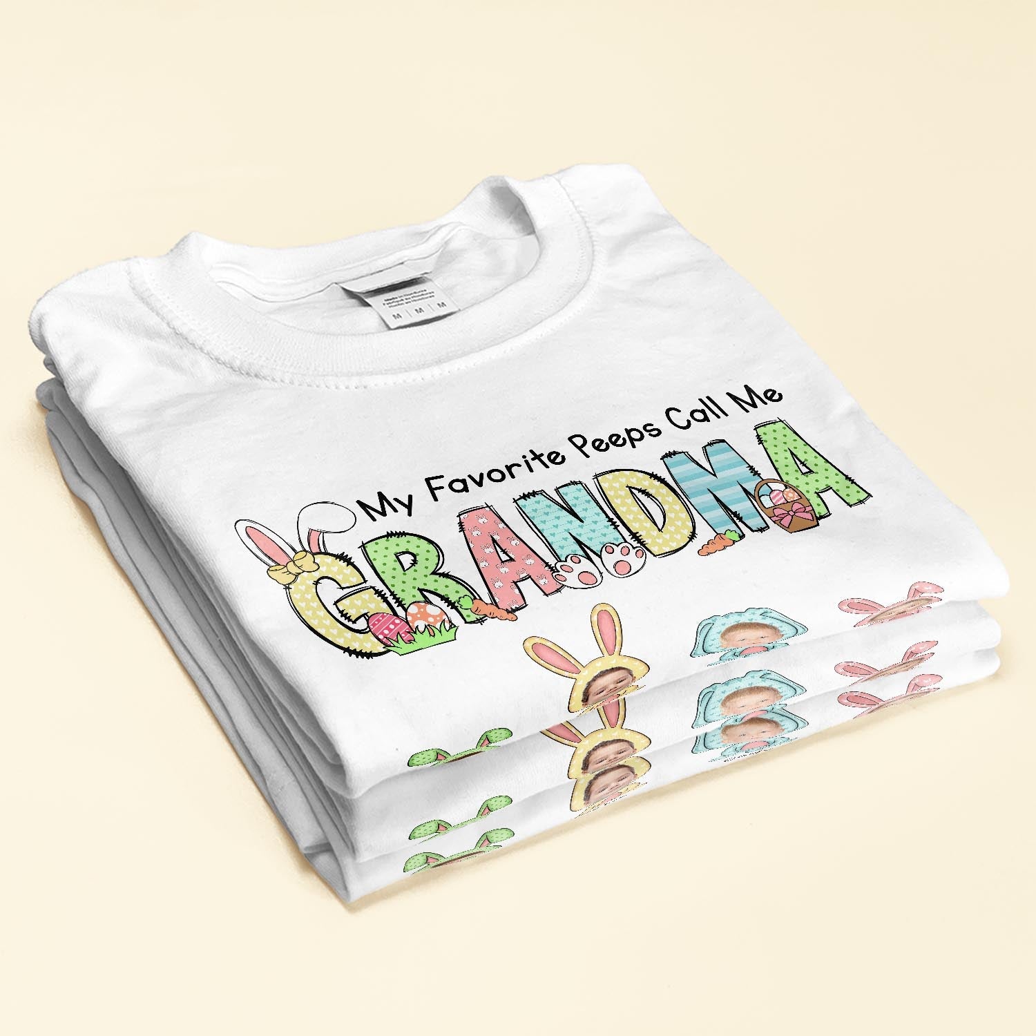 My Favorite Peeps Call Me Grandma - Personalized Shirt